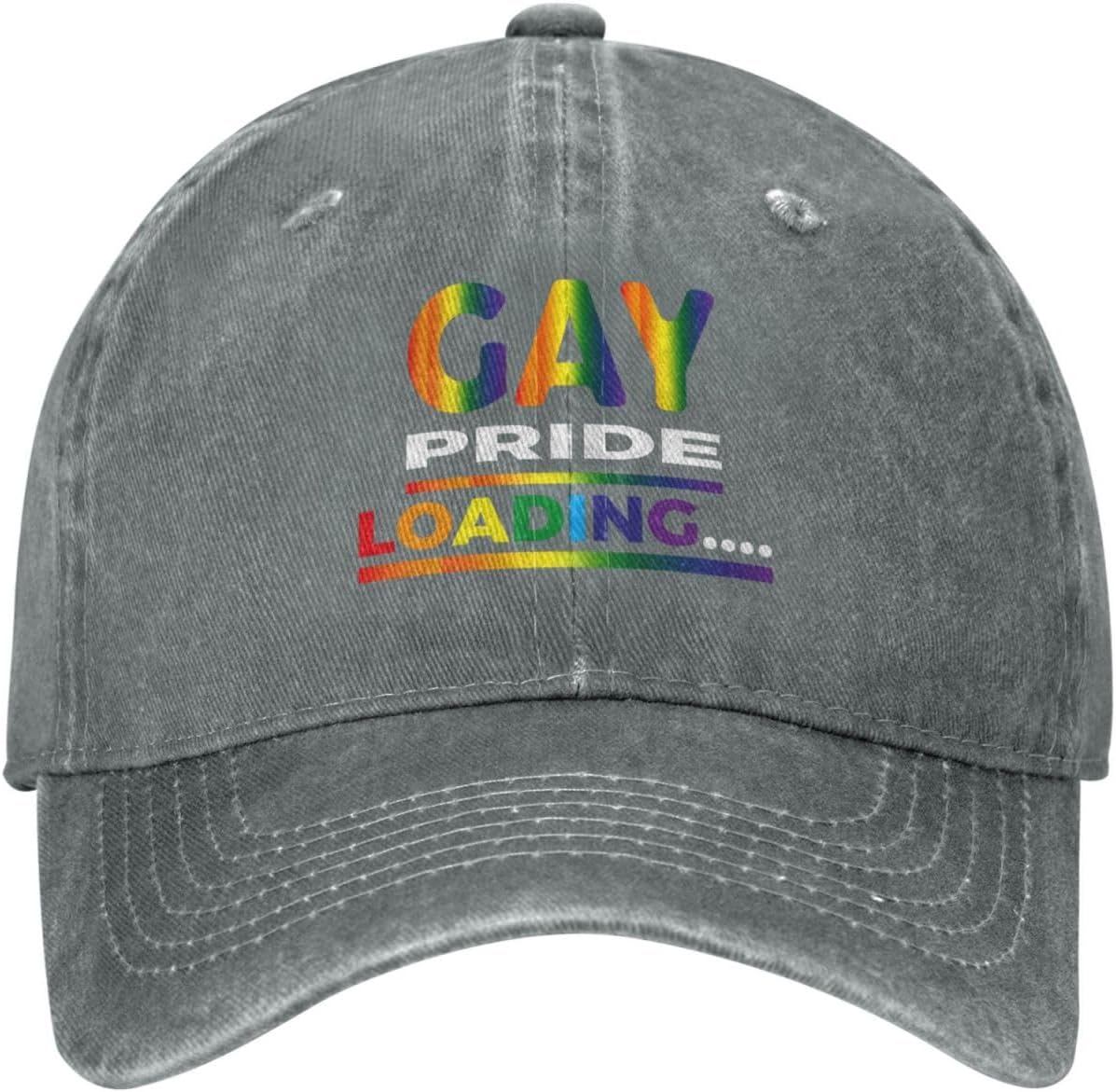 Gay Pride Baseball Cap for Men Women Sun Hat with Adjustable Strap