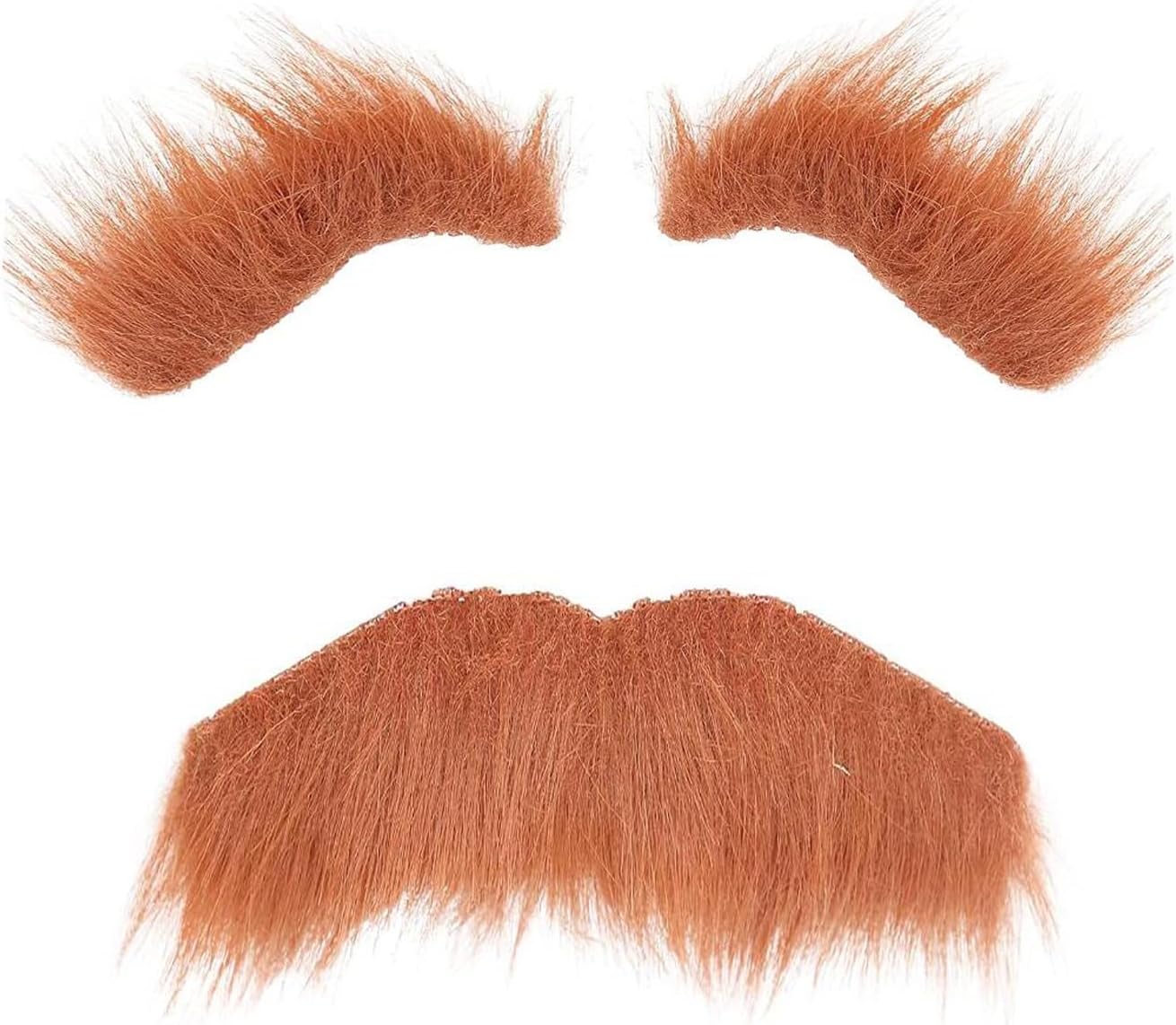 SUWOW Fake Bushy Mustache for Halloween Costume