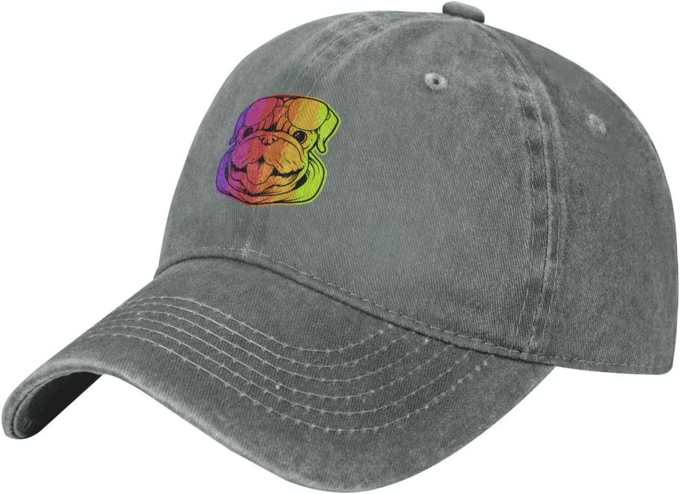 Colorful Dog Baseball Cap for Women Men