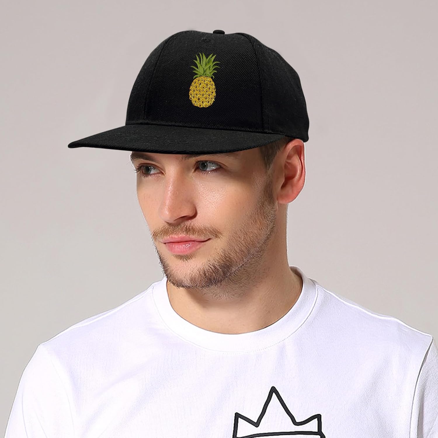 Negi Pineapple Snapback Hat for Men