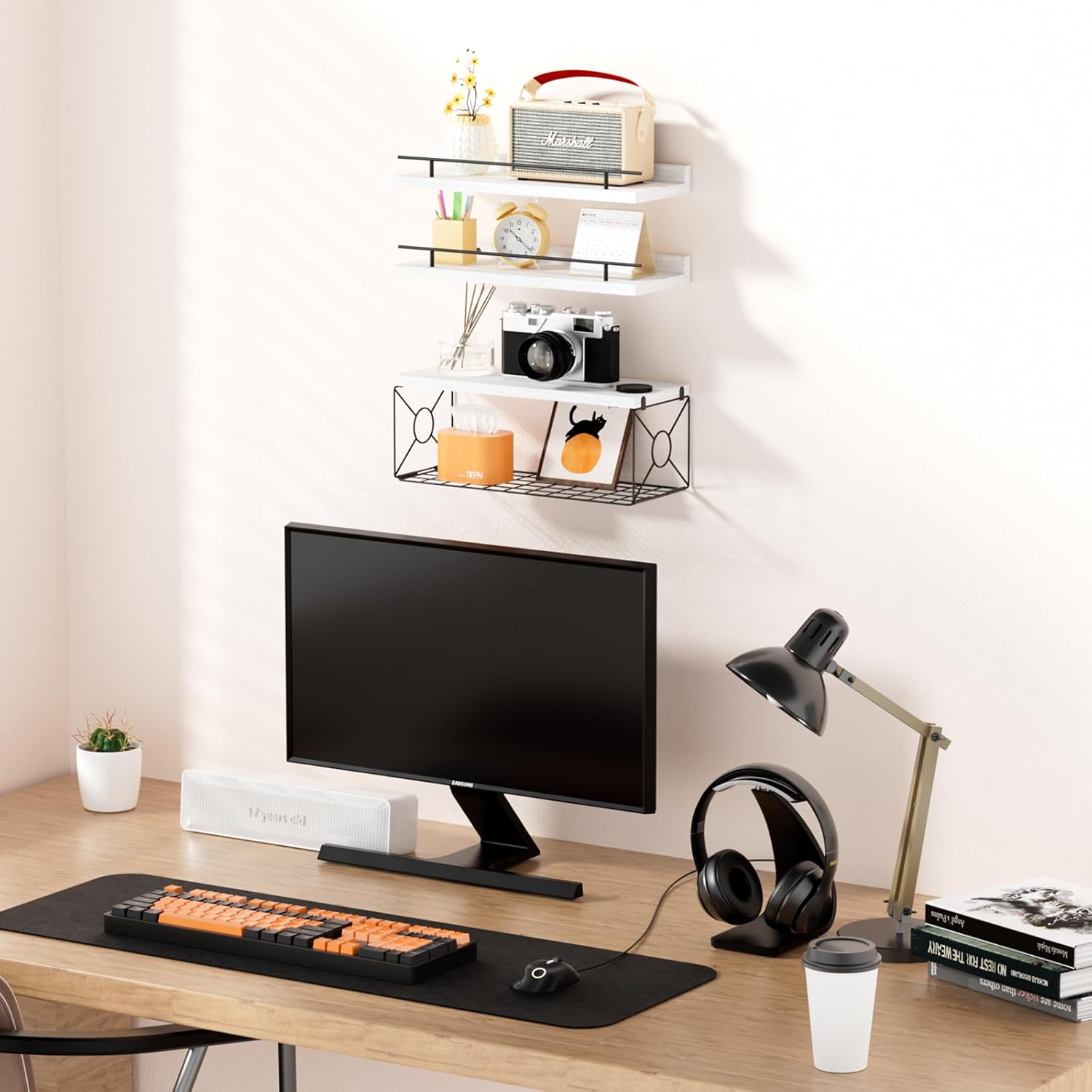 YUEDAER Floating Shelf Set of 3 for Wall Dcor