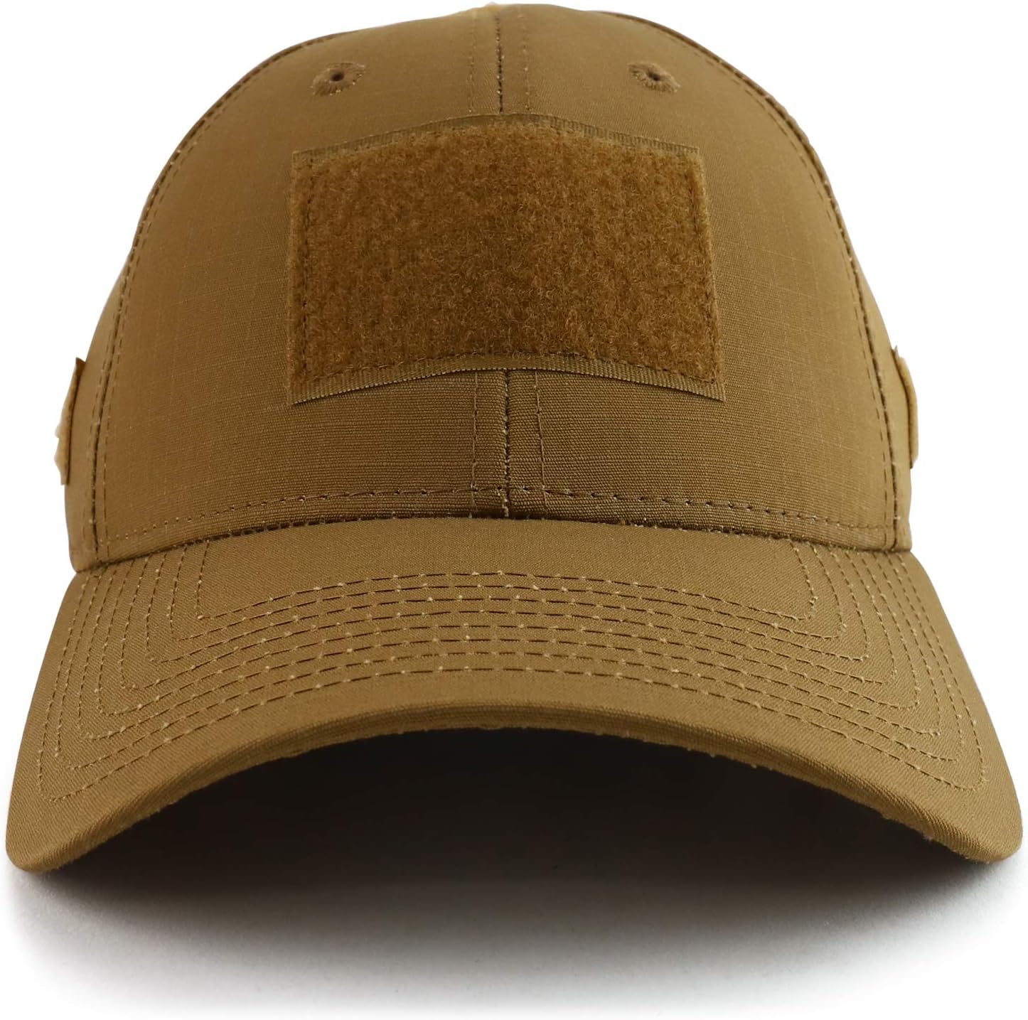 Armycrew Tactical Operator Ripstop Cotton Baseball Cap with Loop Patch