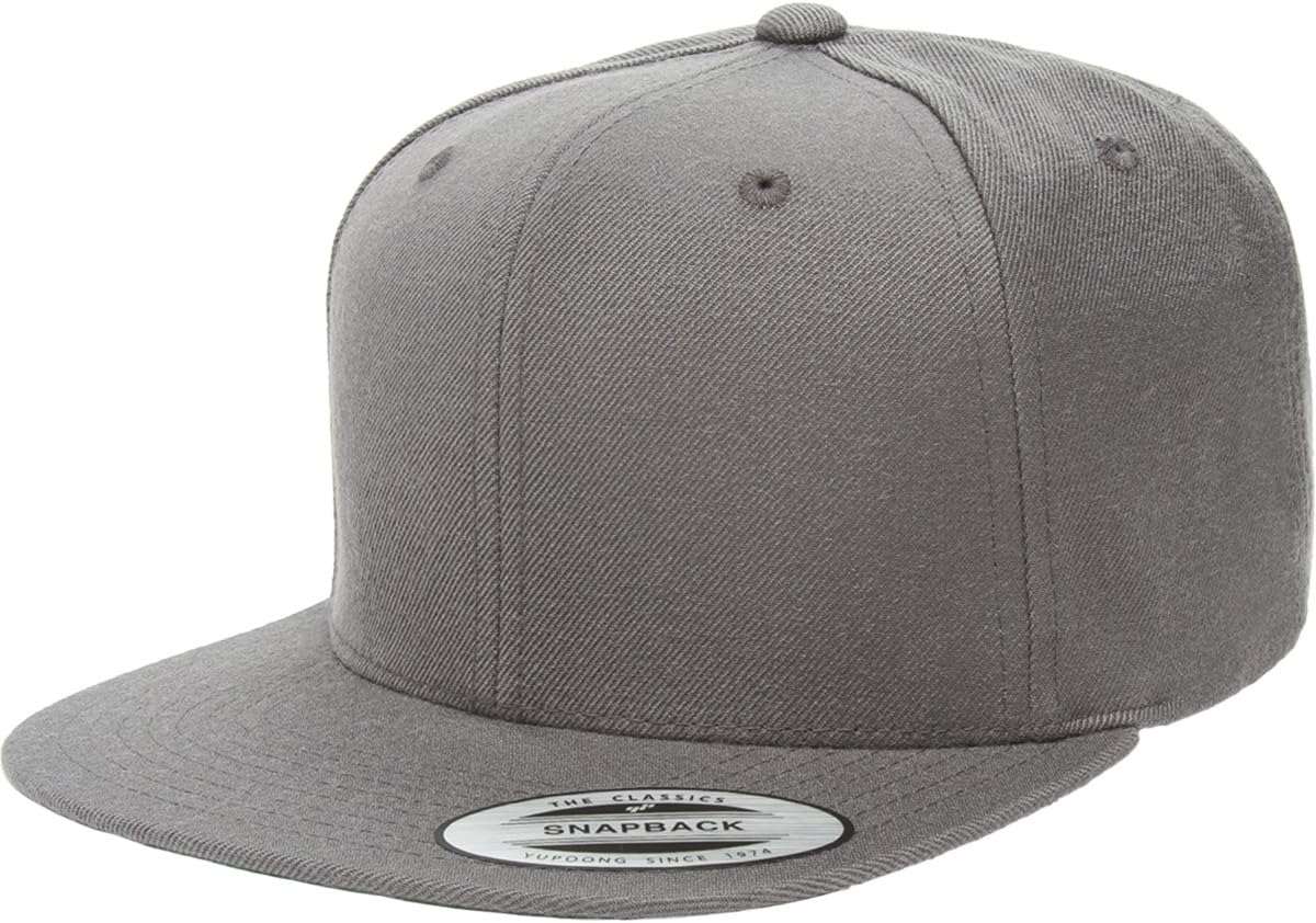 Yupoong 6-Panel Structured Flat Visor Snapback