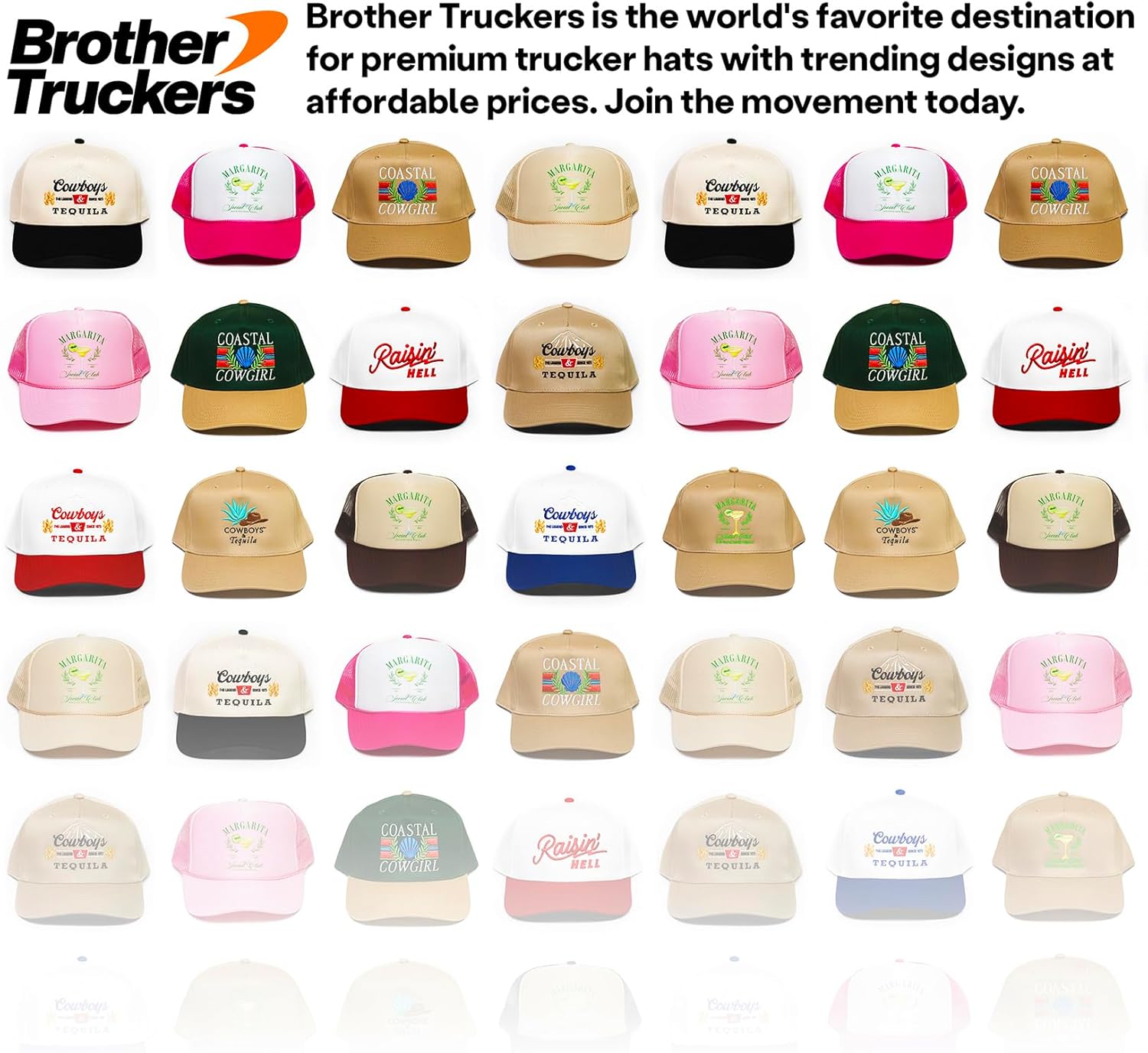 Tequila Trucker Hat Premium Foam Snapback for Men Women