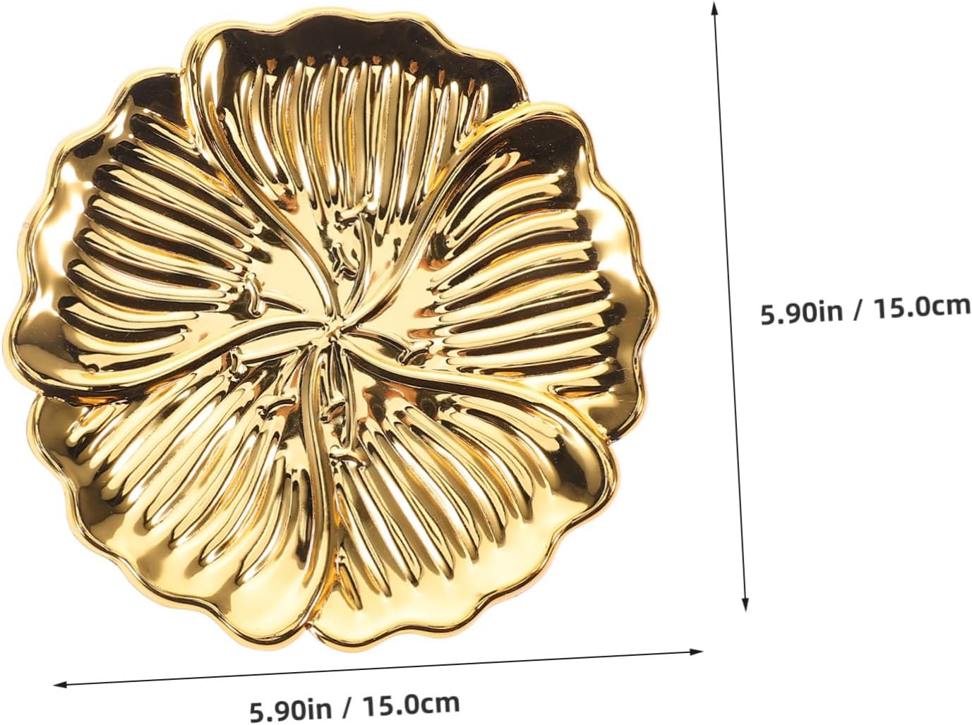 ERINGOGO Modern Decorative Iron Tray for Jewelry and Candy