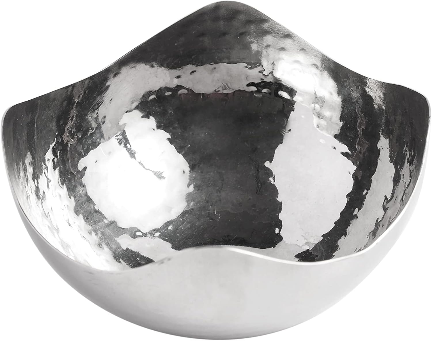 Hosley 575 Inch Silver Metal Decorative Bowl