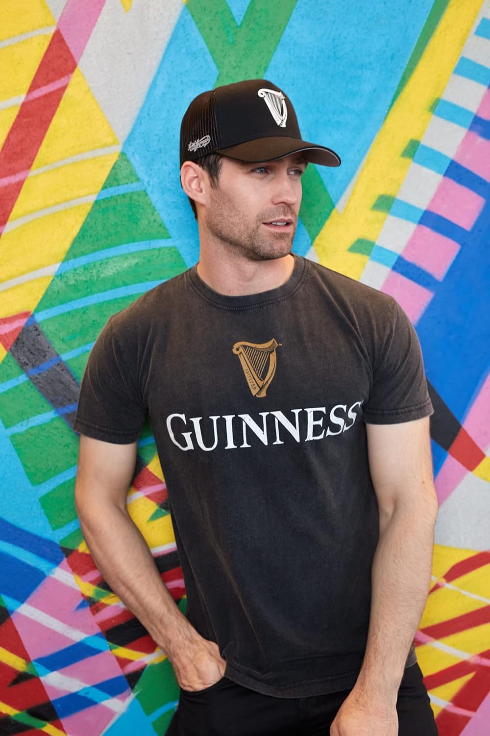 Guinness Trucker Cap Harp Logo Unisex Beer Hat