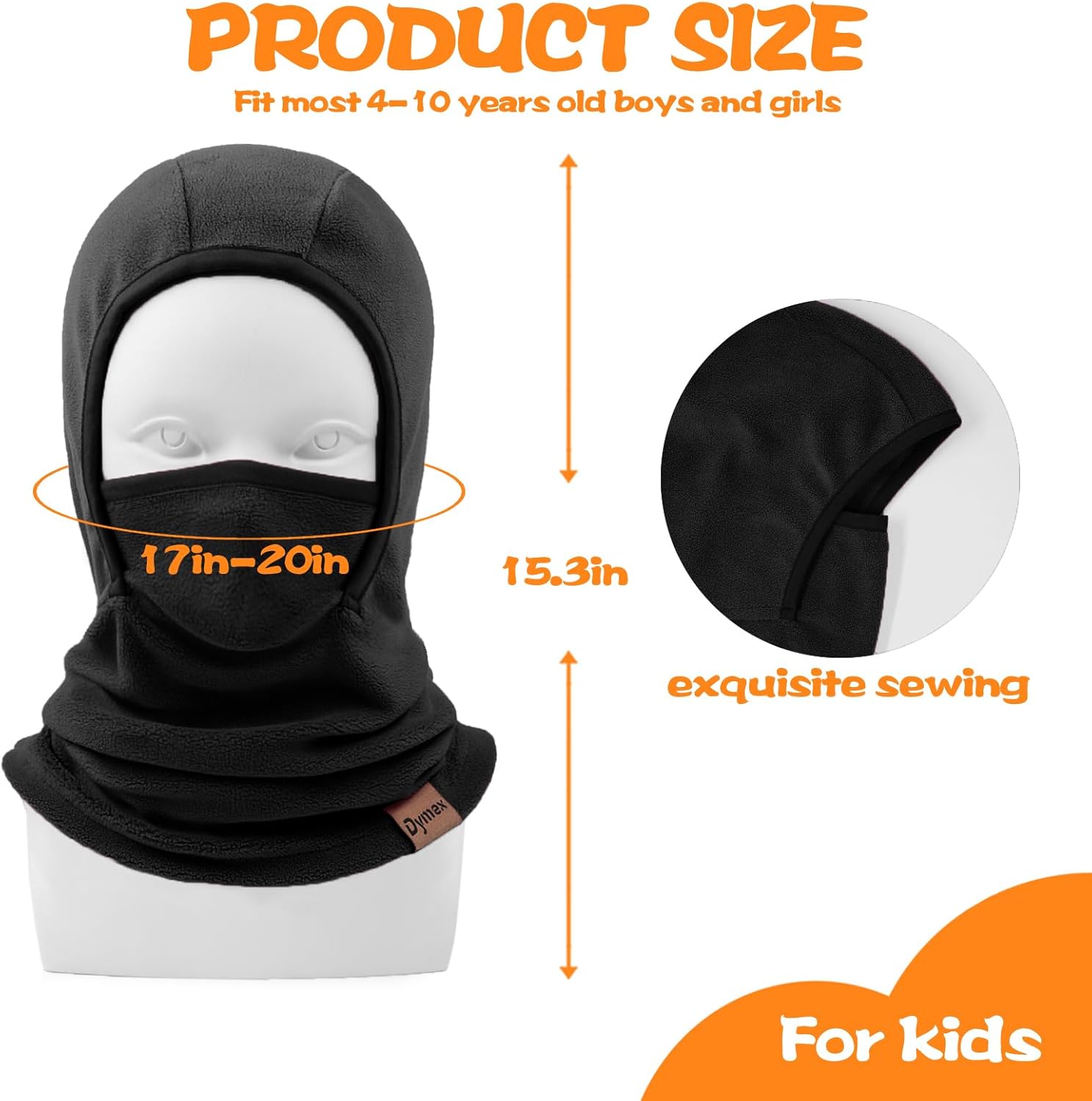Dymex Kids Balaclava Ski Mask Winter Face Cover