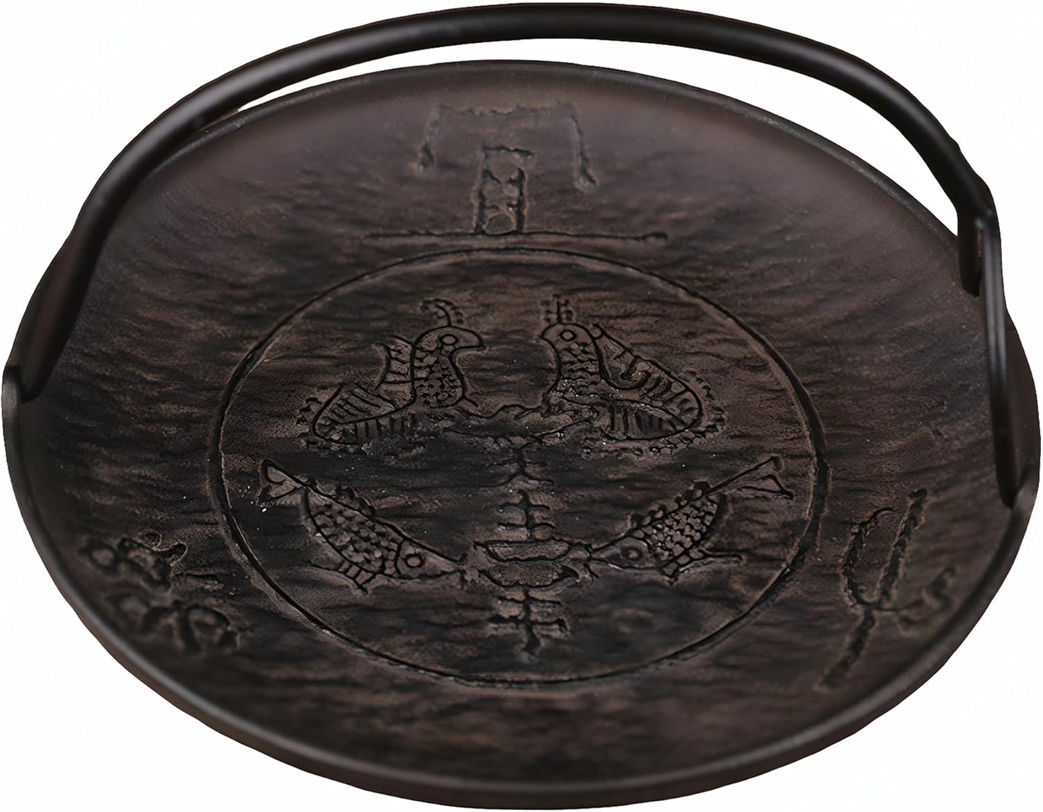 SECHUDO 7 Small Cast Iron Tray - Decorative and Functional