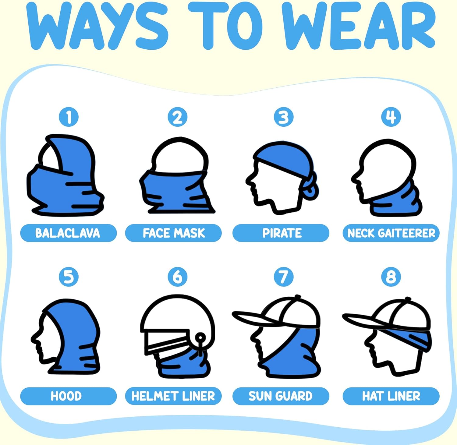Sukeen Kids UV Sun Protection Balaclava Face Mask