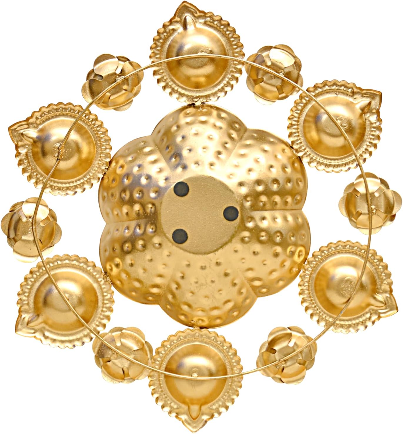 DIGGY ARTS Premium Gold Urli Bowl 11 Inch