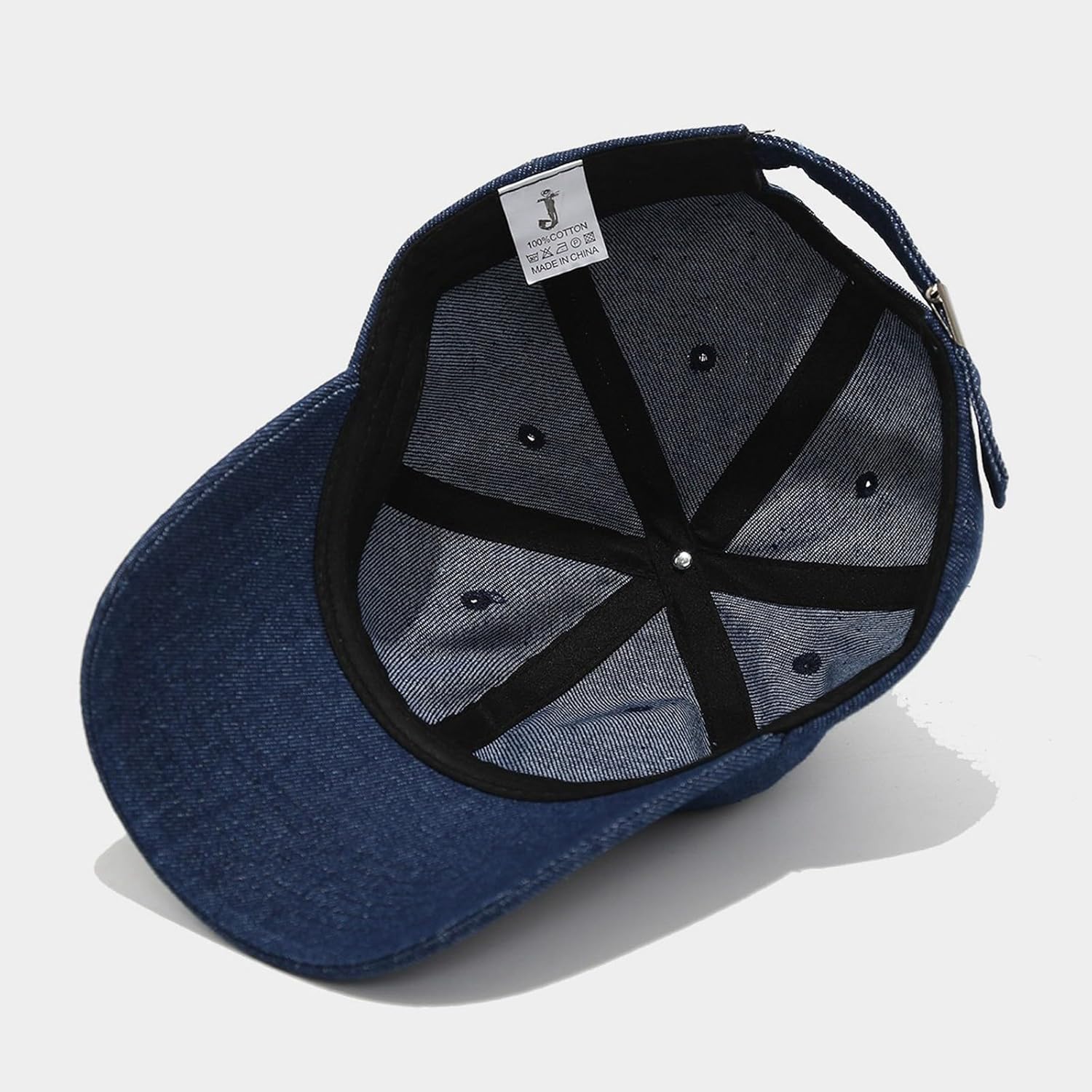 Washed Cotton Baseball Cap with Adjustable Embroidery