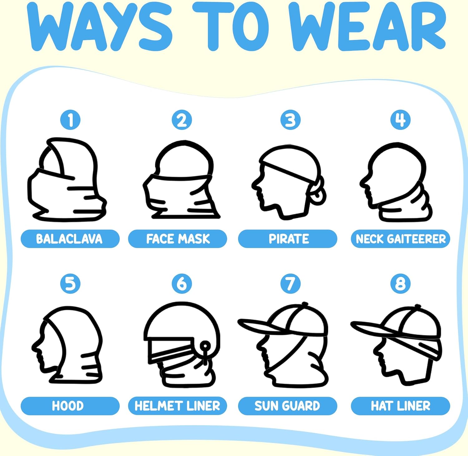 Sukeen Kids UV Sun Protection Balaclava Mask