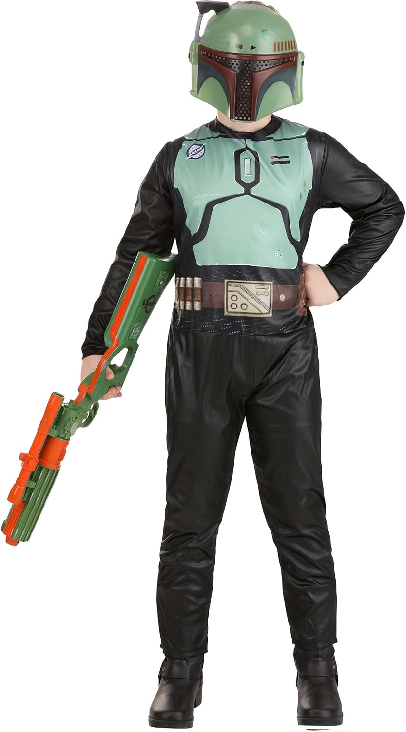 Star Wars Boba Fett Youth Halloween Costume with Mask