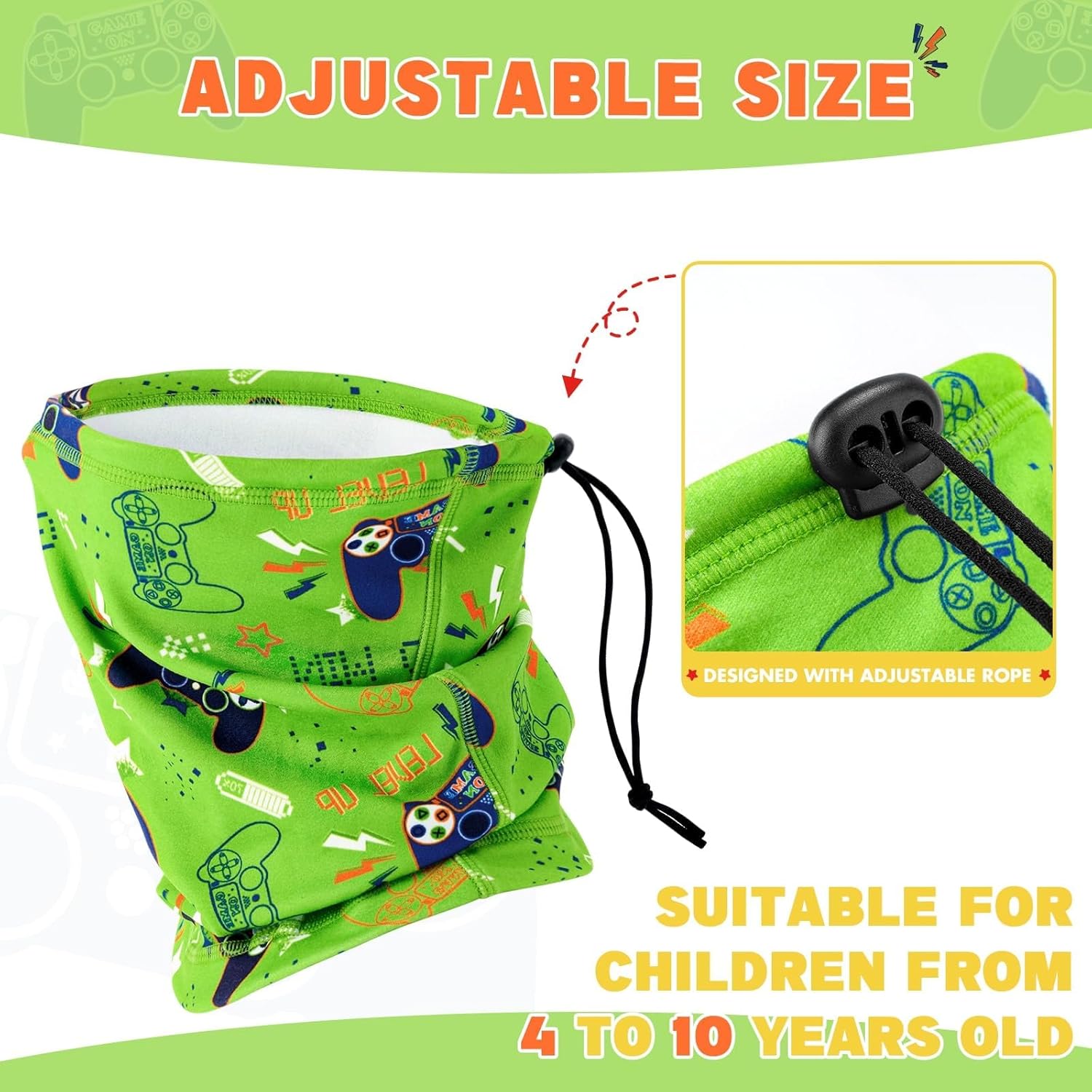 Kids Ski Mask Winter Fleece Gaiter for 4-10 Years 1