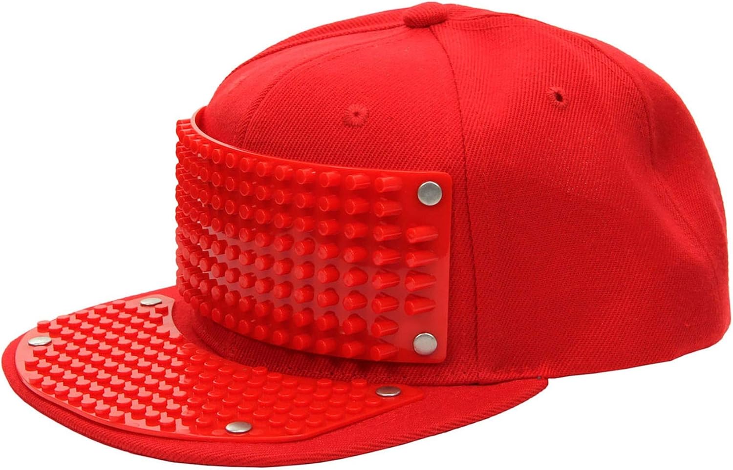 Red Brick Building Block Snapback Hat