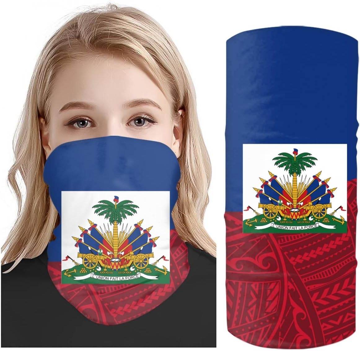 GLUDEAR USA Flag Print Seamless Bandana