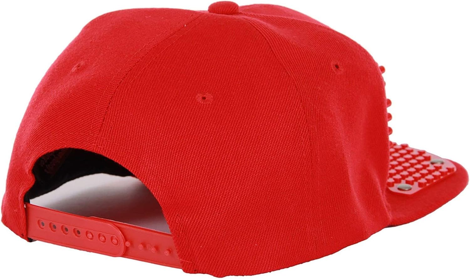 Red Brick Building Block Snapback Hat