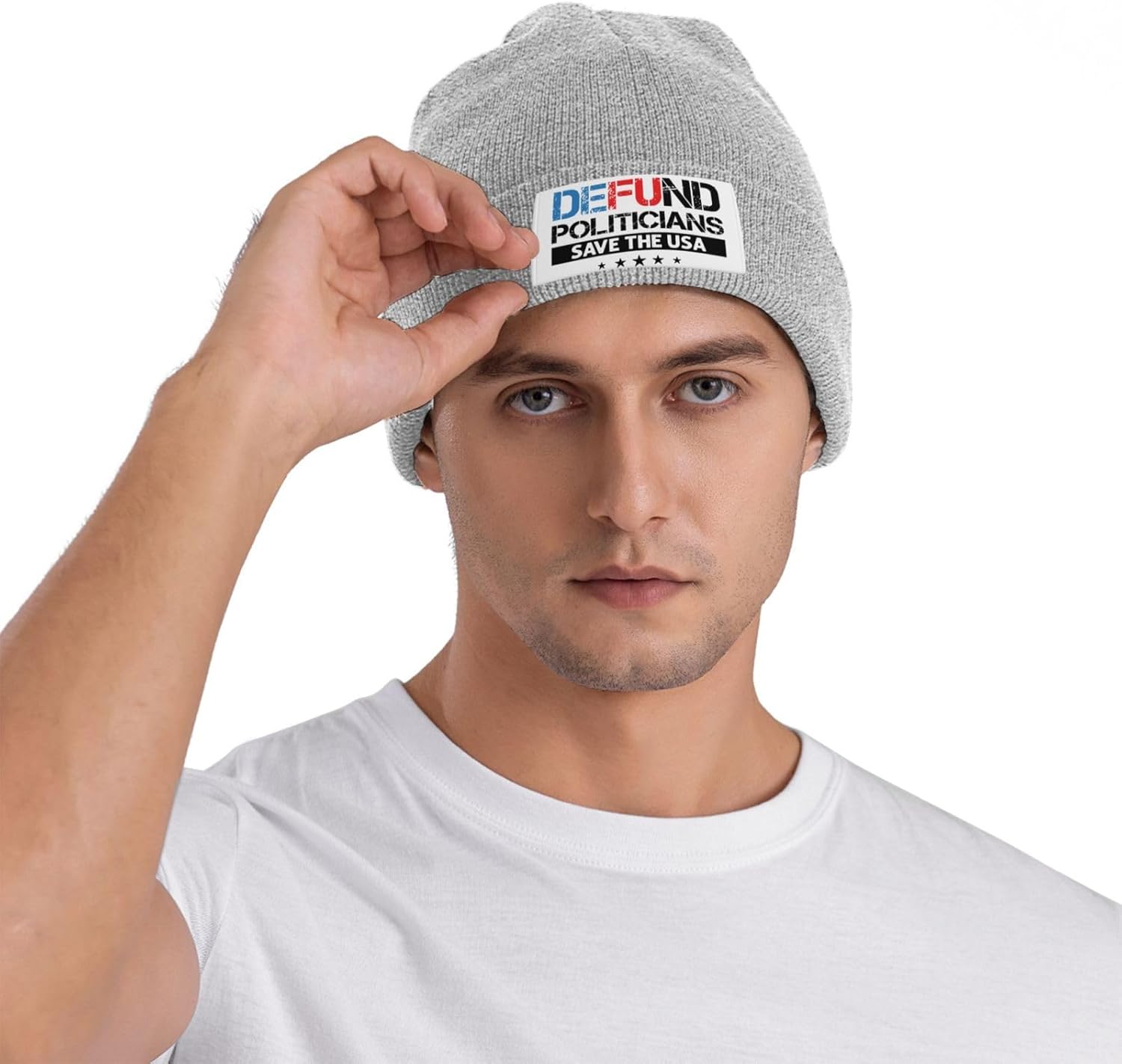 Generic Defund Politicians Winter Warm Knit Hat