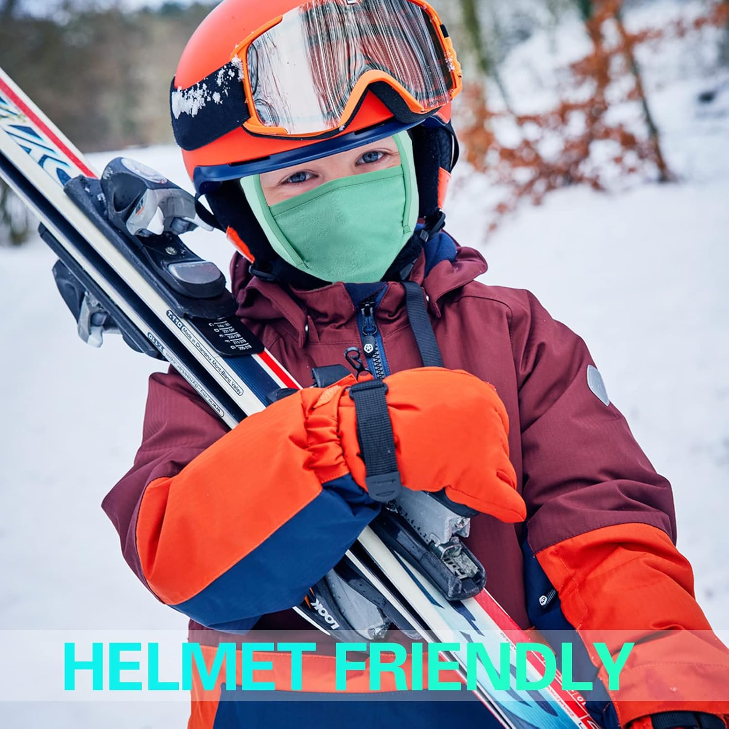 Kids Fleece Balaclava Ski Mask for Cold Weather