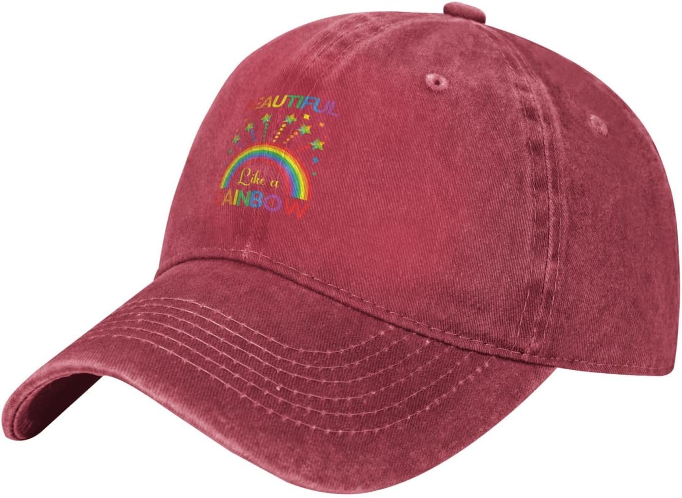 Beautiful Like A Rainbow Baseball Cap for Men Women