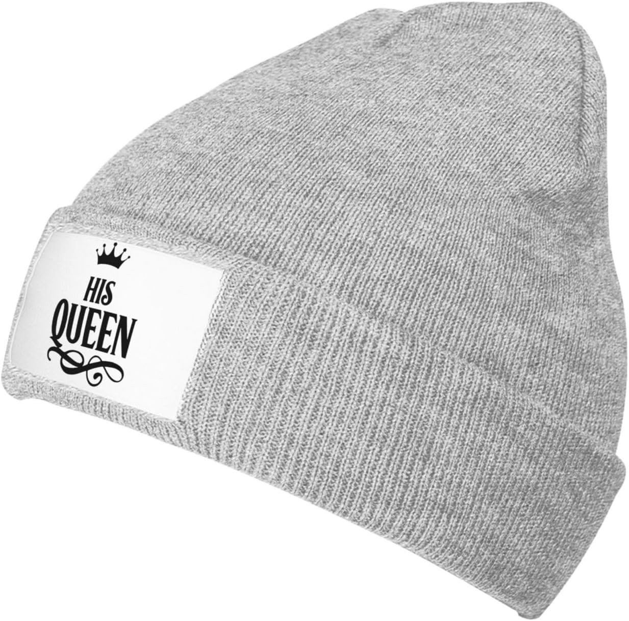Queen And Im Her King Knitted Hat Winter Warm Cap