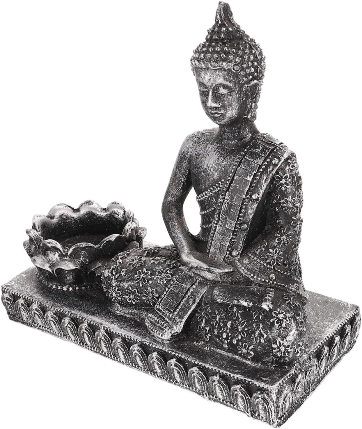 Holibanna Antique Buddha Statue Candle Holder Decor 1