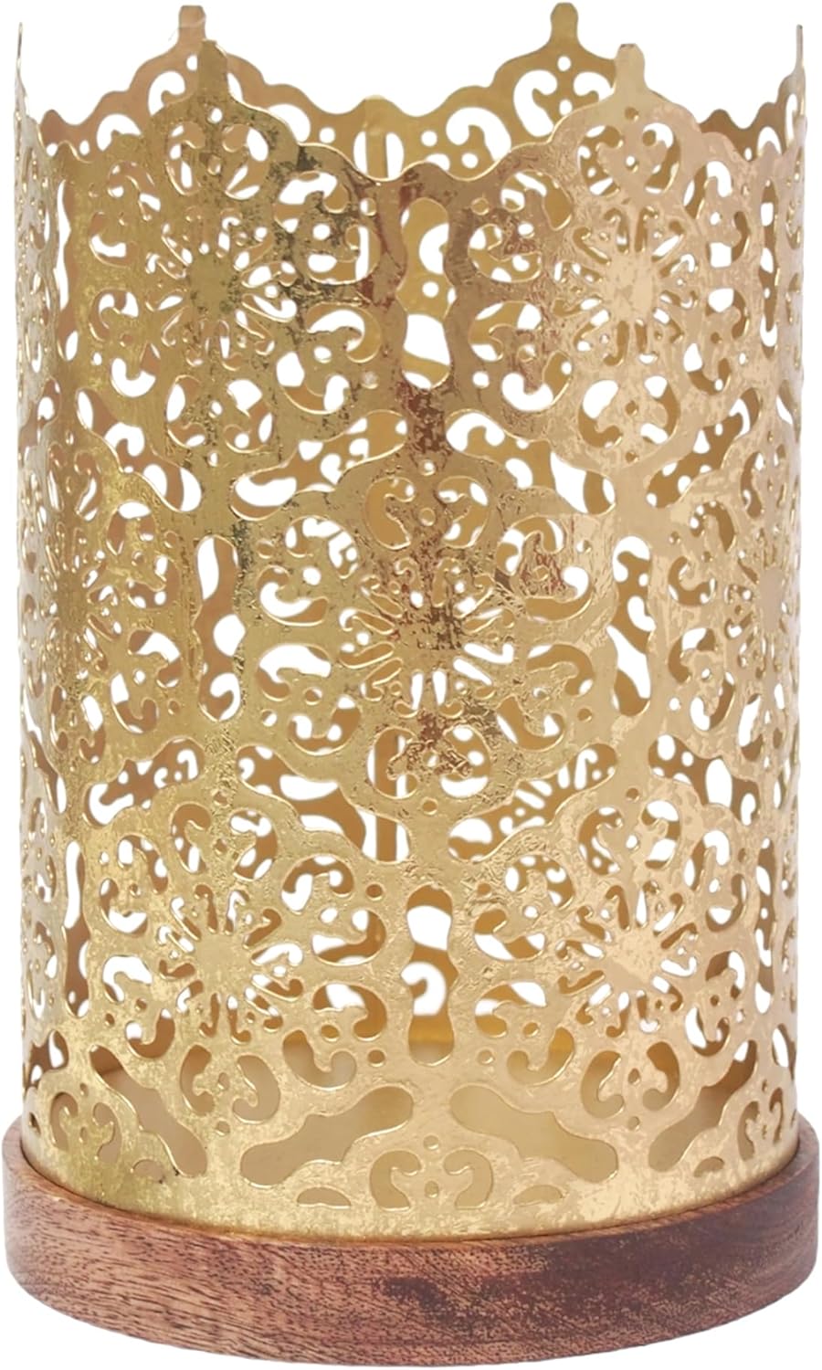 Hosley Gold Candlestick Holder 75 Inch High