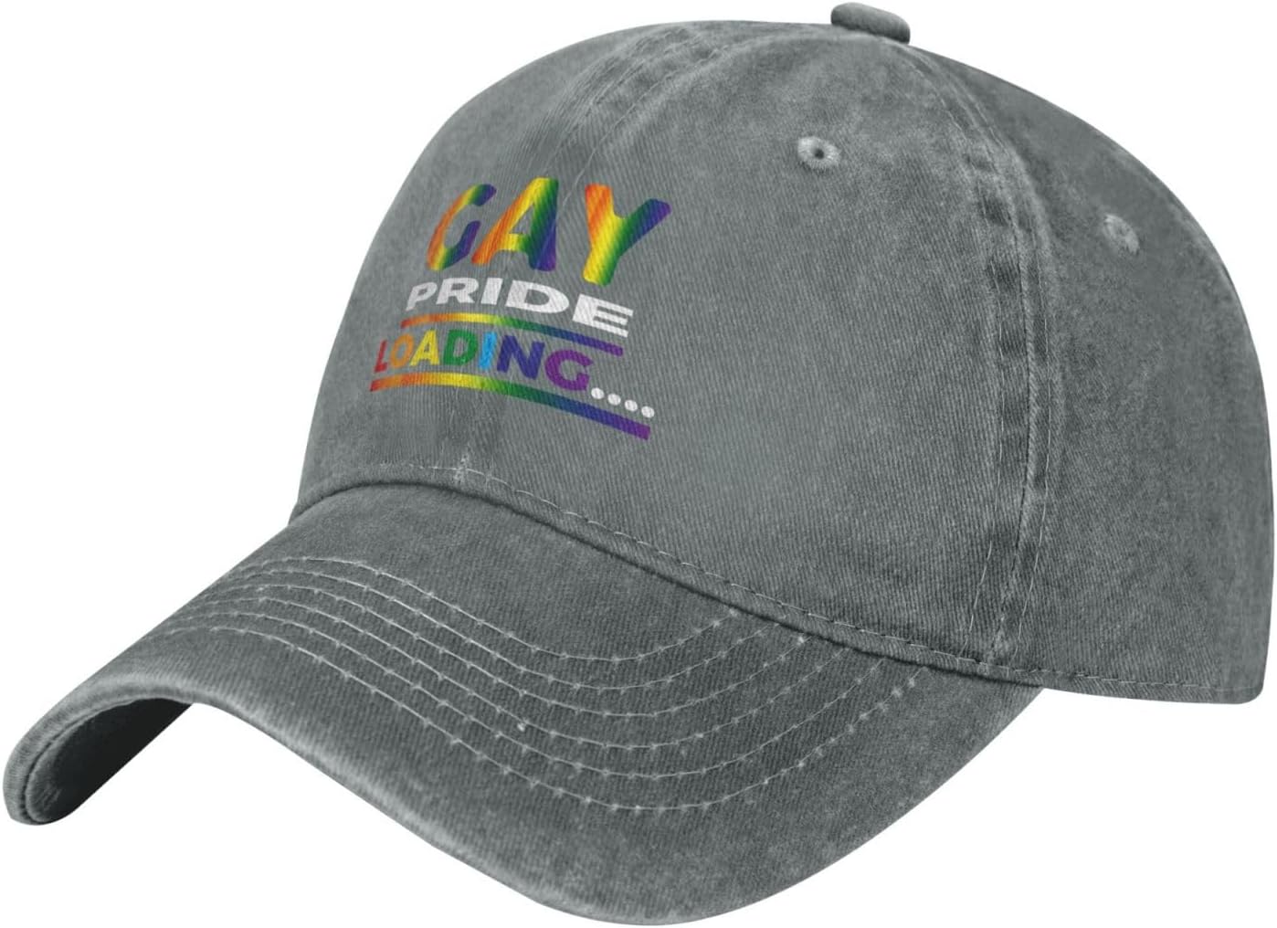 Gay Pride Baseball Cap for Men Women Sun Hat with Adjustable Strap