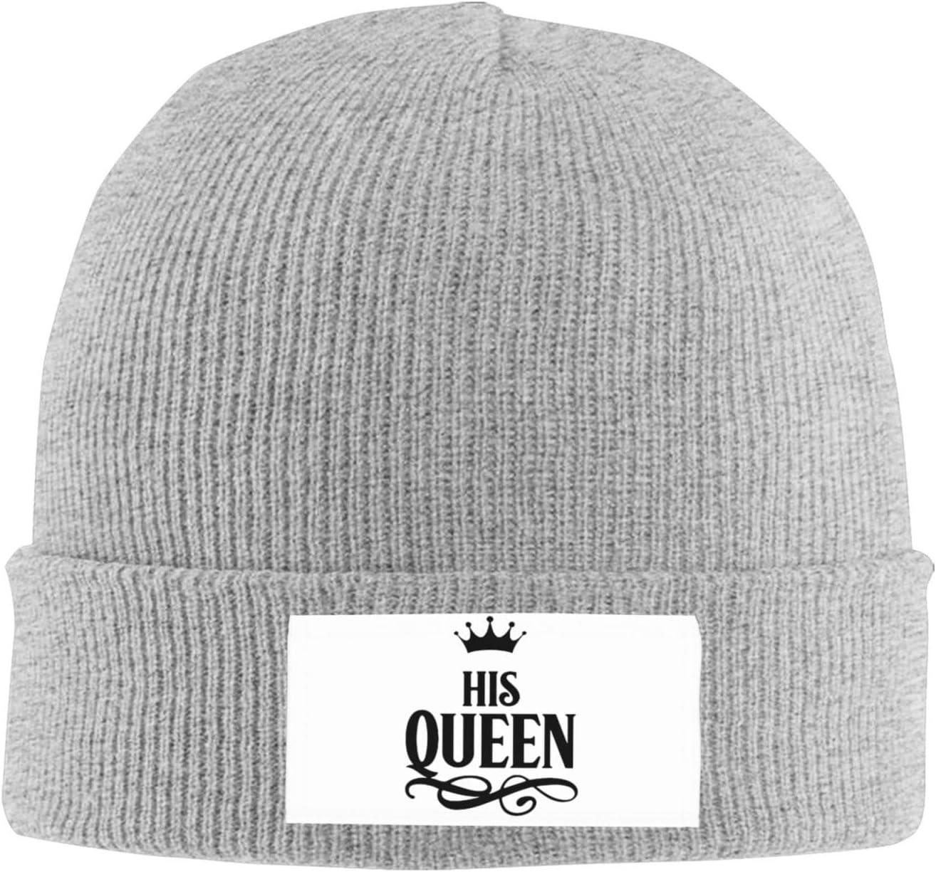 Queen And Im Her King Knitted Hat Winter Warm Cap