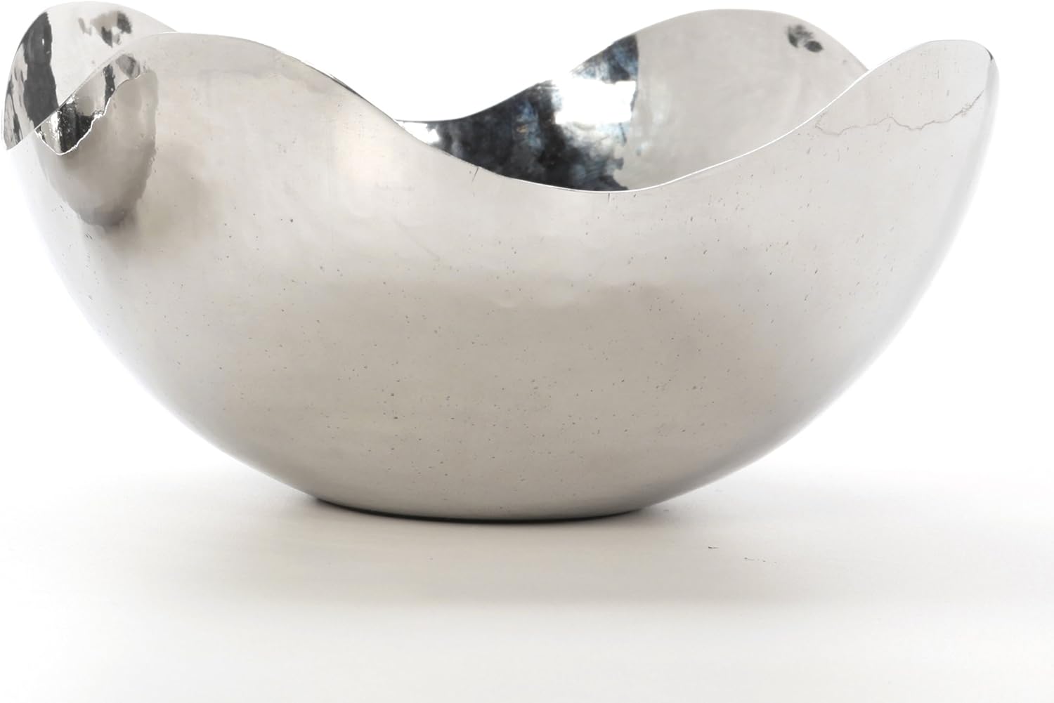 Hosley 575 Inch Silver Metal Decorative Bowl