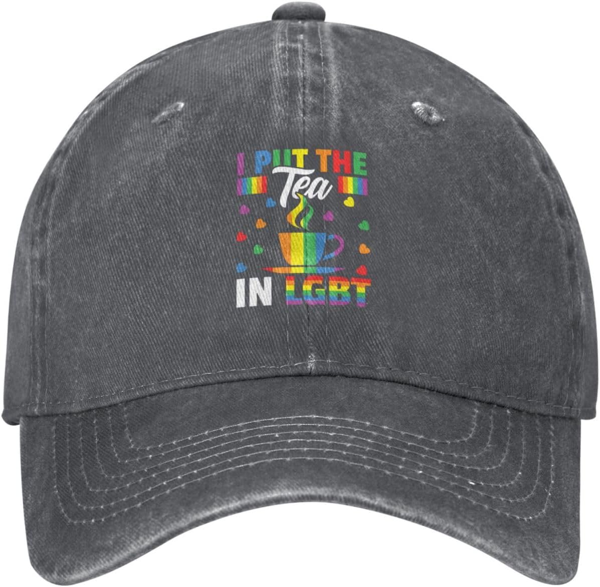 I Put The Tea In LGBT Baseball Cap for Men Women 1