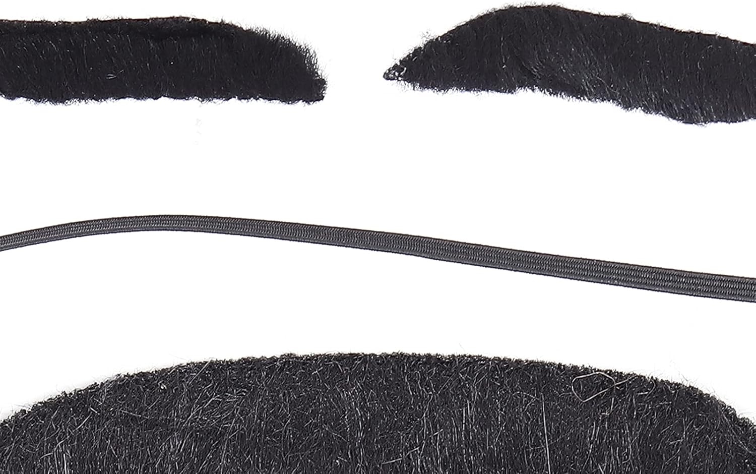 Balit Halloween Costume Plush Beard Eyebrows Set