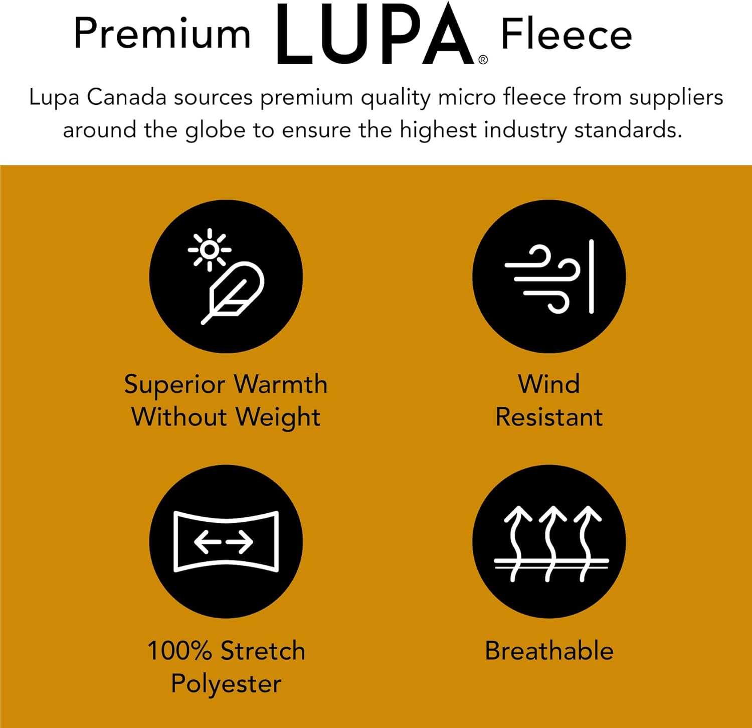 Lupa Kids Double-Layer Fleece Neck Warmer - Cozy Durable