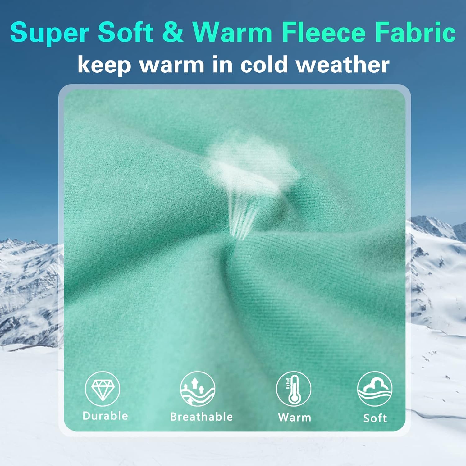 Kids Fleece Balaclava Ski Mask for Cold Weather