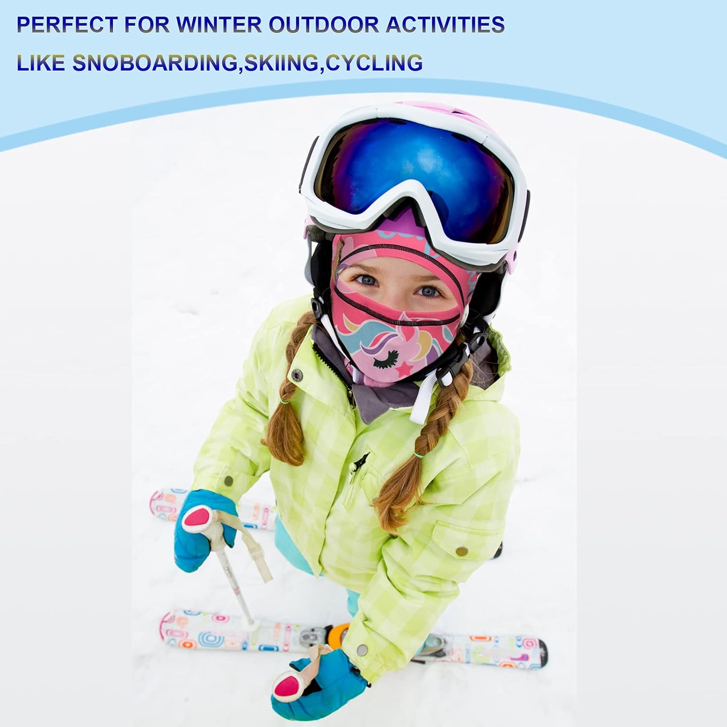 Kids Balaclava Ski Mask Winter Face Warmer for Boys Girls