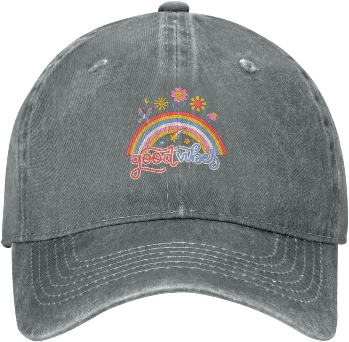 Beautiful Rainbow Baseball Cap for Men Women