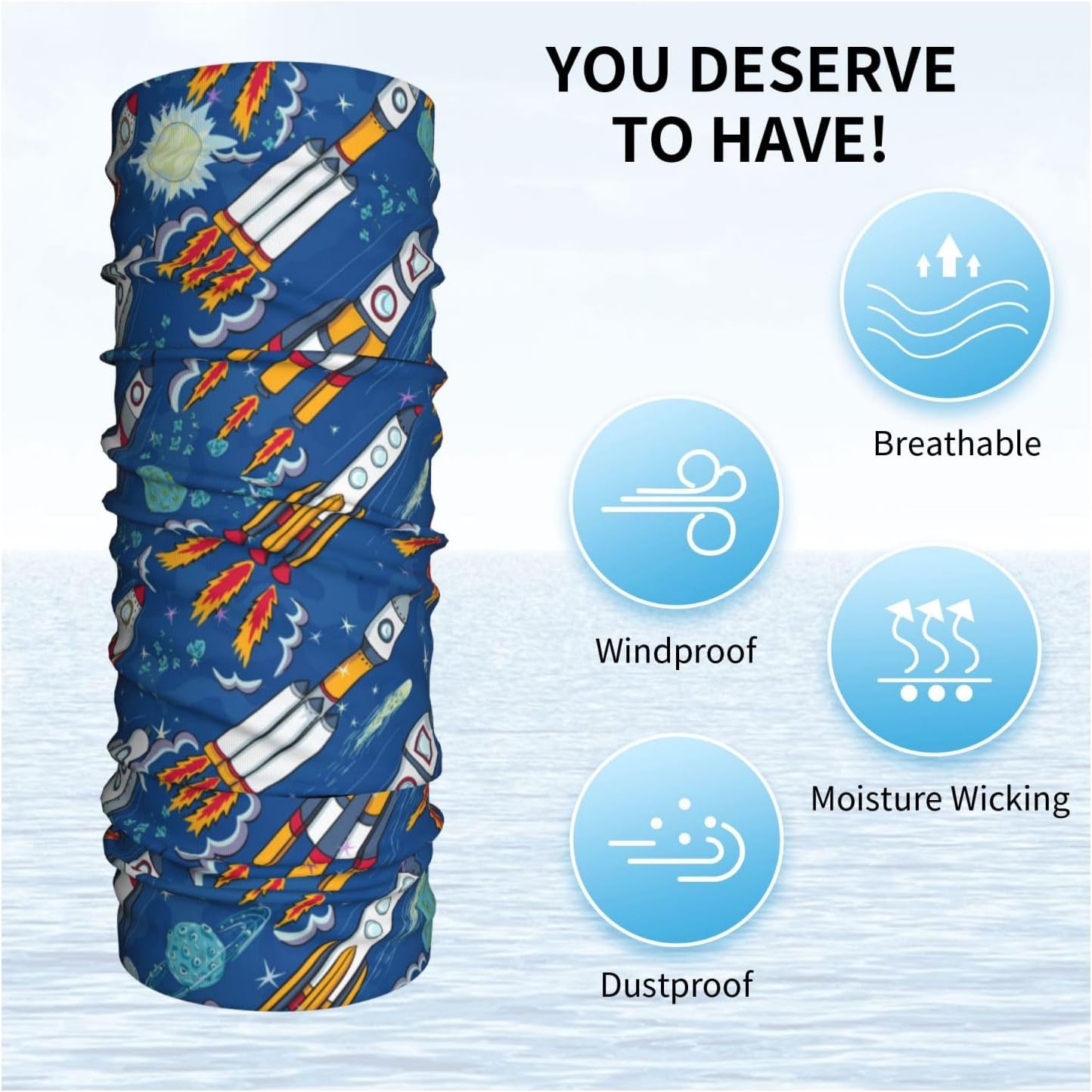 WOEZKEX All-in-One Neck Gaiter UV Protection