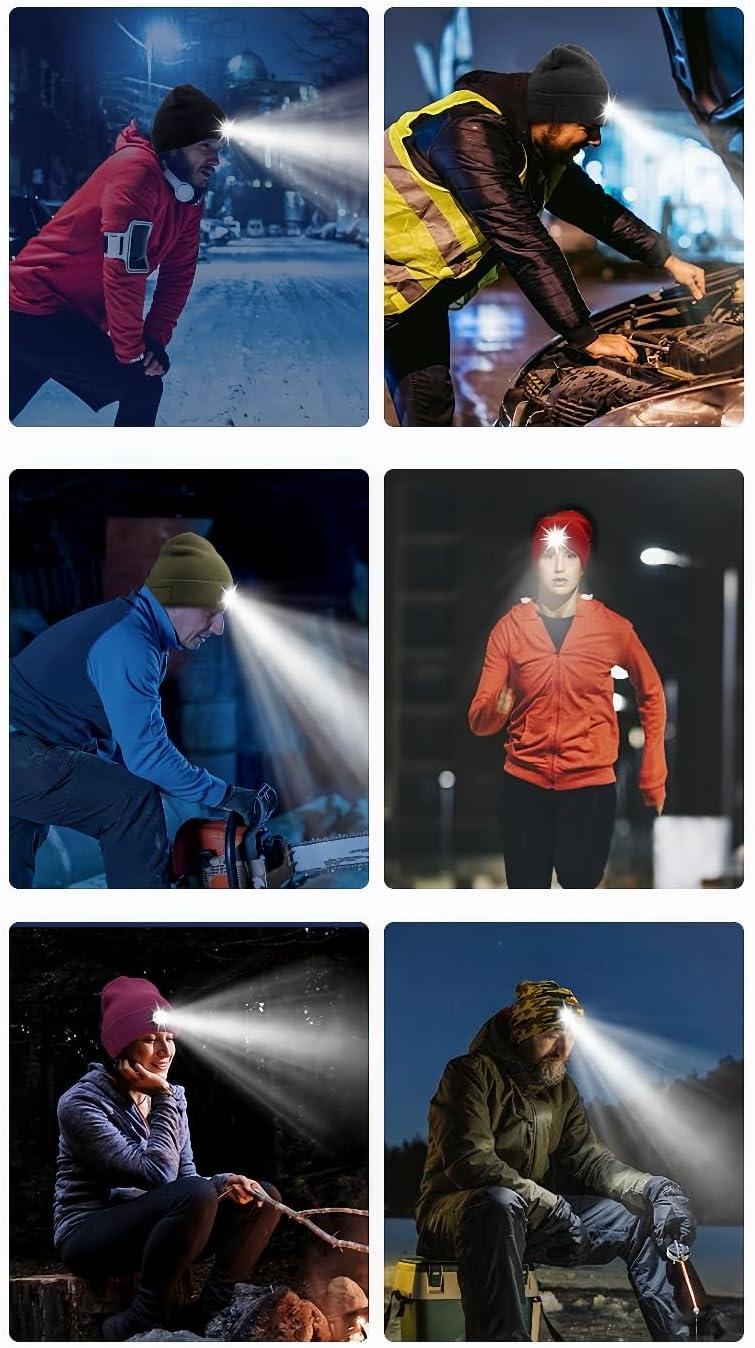 Bosttor Bluetooth Beanie with Light and Music