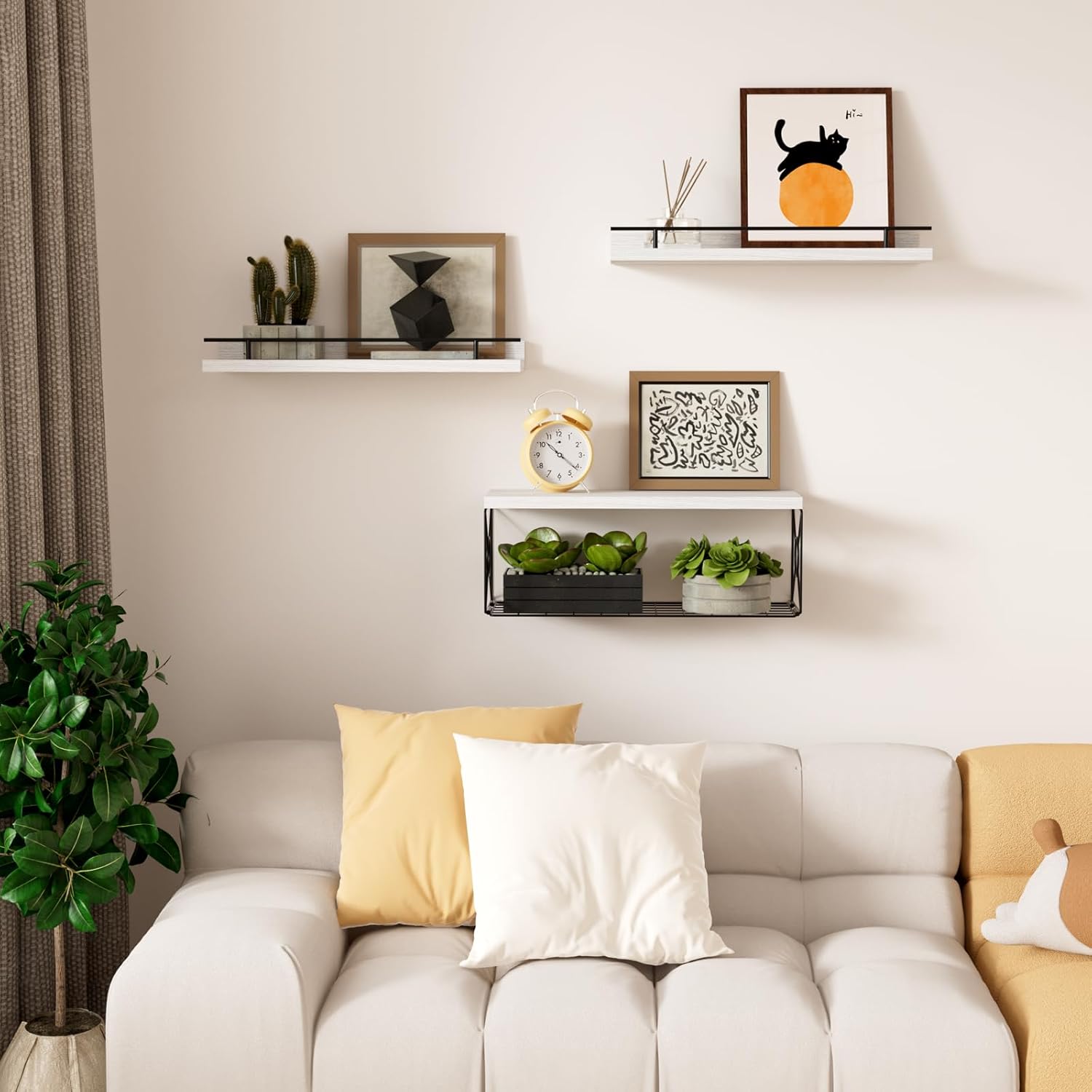 YUEDAER Floating Shelf Set of 3 for Wall Dcor