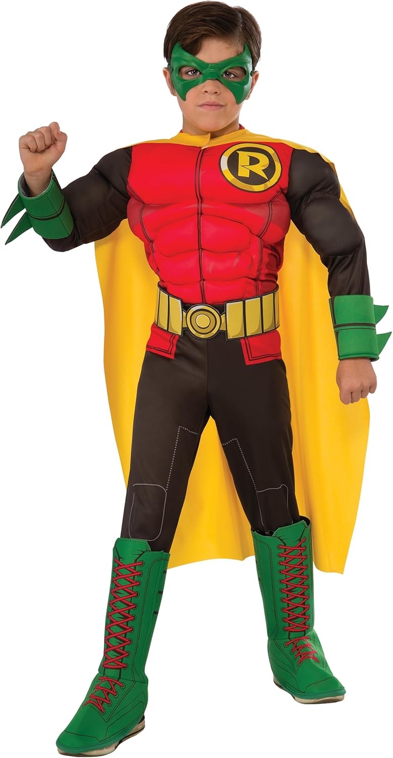 DC Superheroes Deluxe Robin Costume for Kids