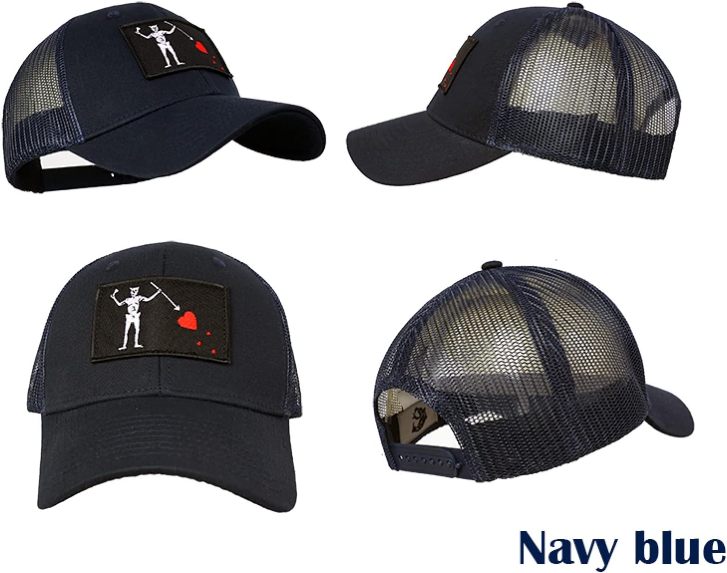 ZXRSJBL Men Women Seal Team IB9 Tactical Snapback Cap Navy Blue