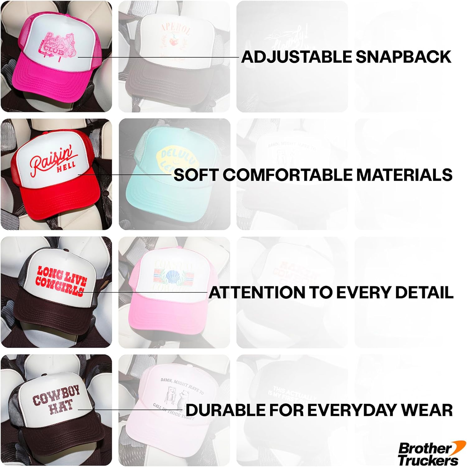 Tequila Trucker Hat Premium Foam Snapback for Men Women