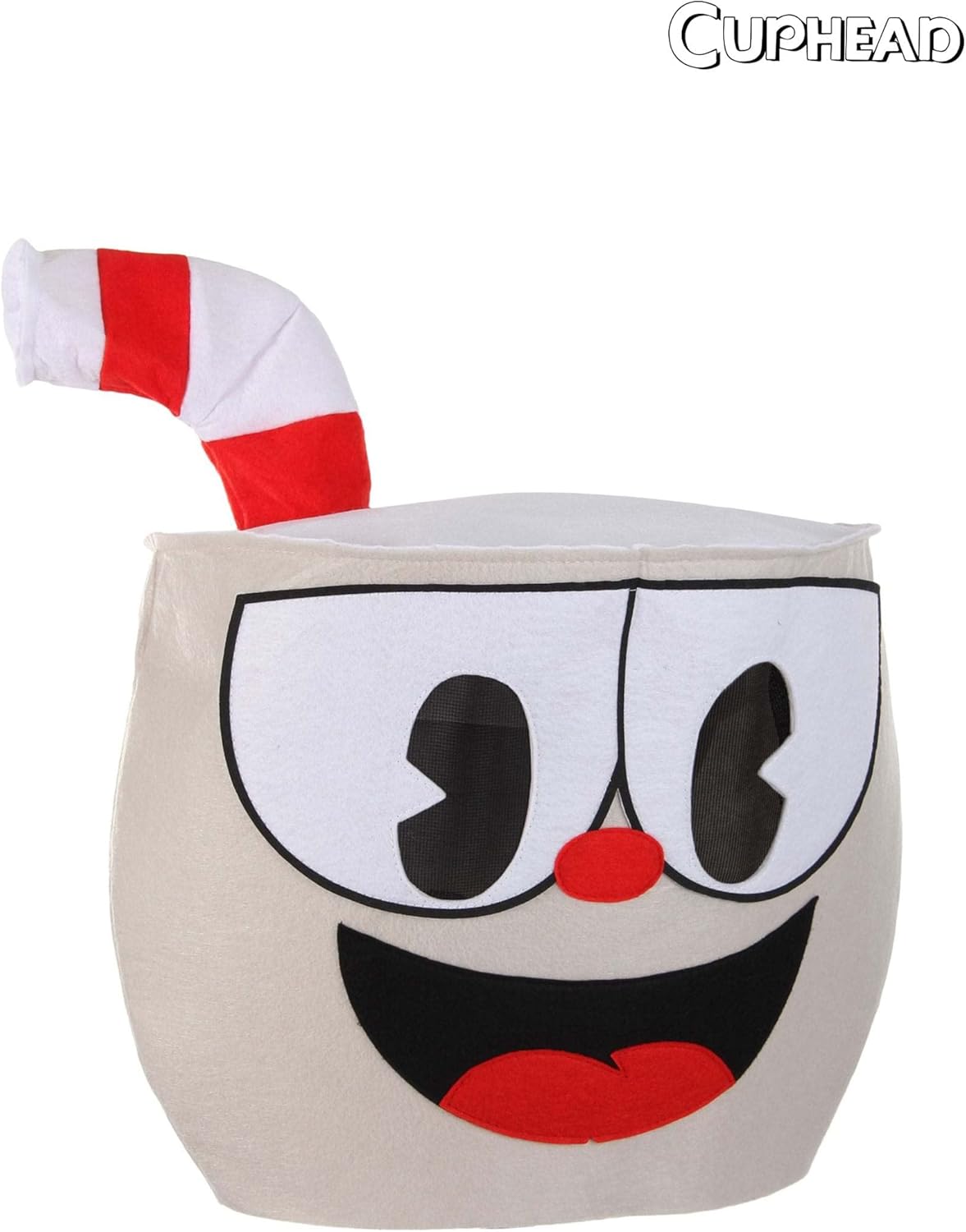 Elope Cuphead Felt Character Costume Head - Red