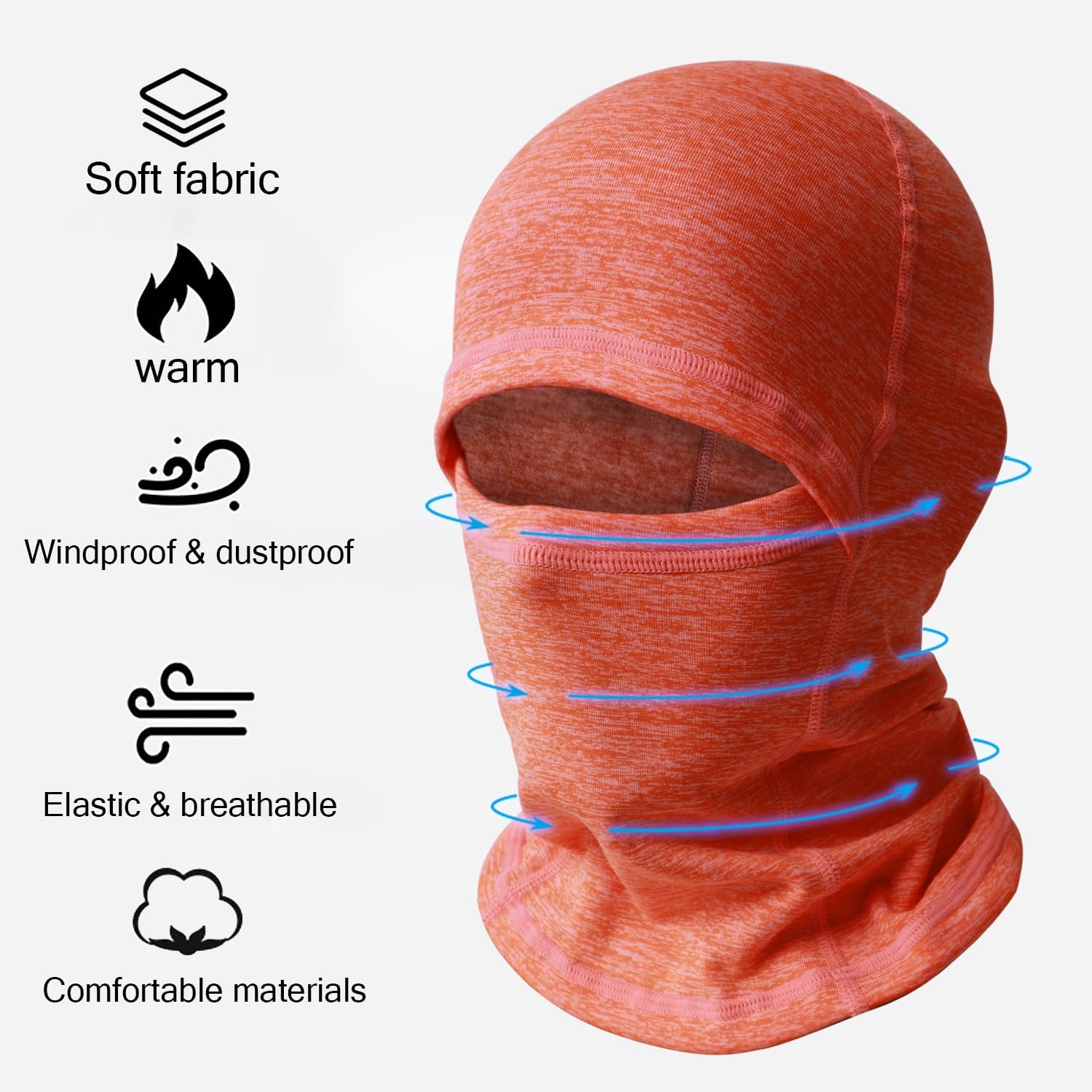 COTEO Kids Windproof Balaclava for Winter Skiing and Cycling