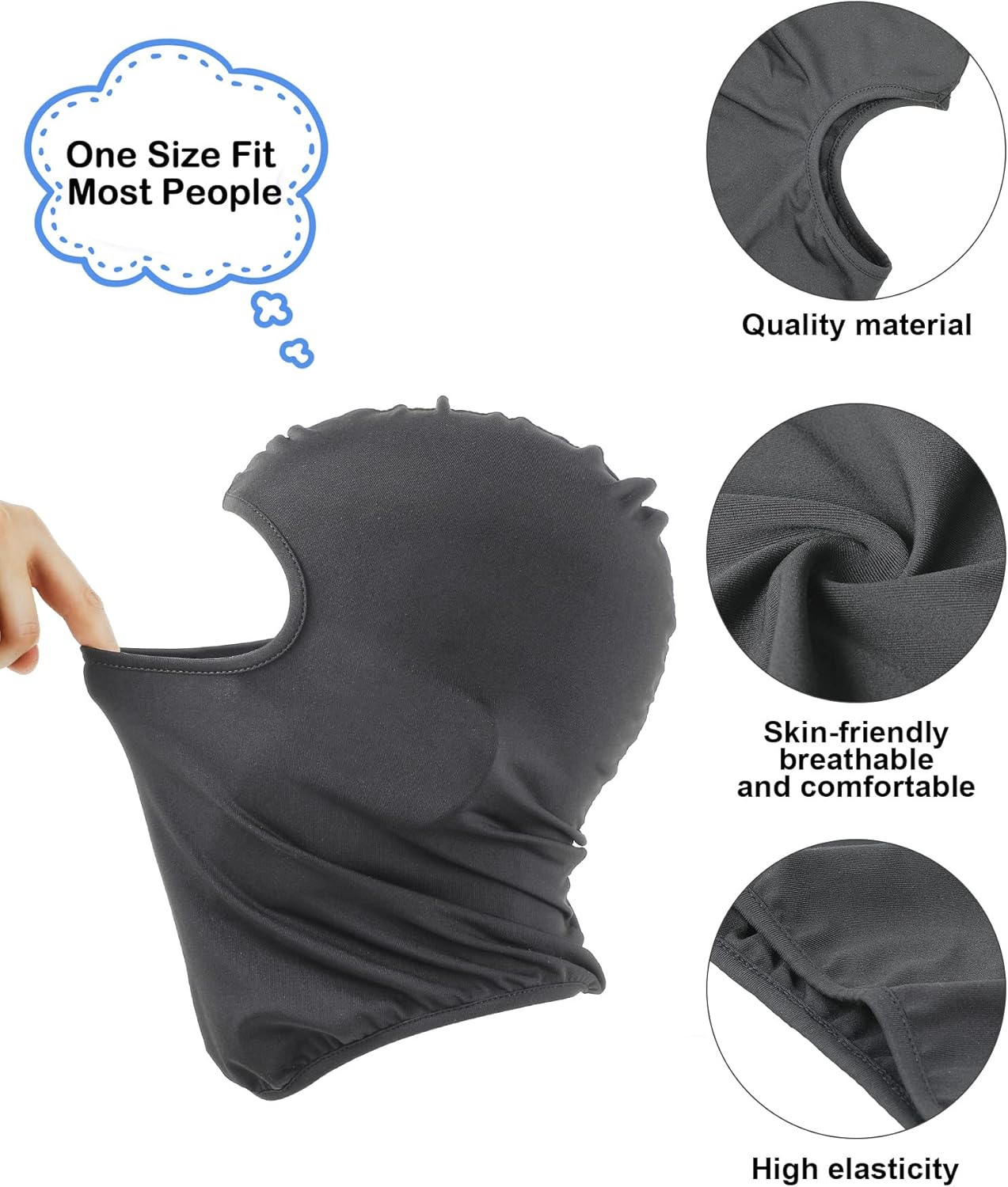 Geyoga 8-Piece UV Protection Balaclava for Outdoor Sports