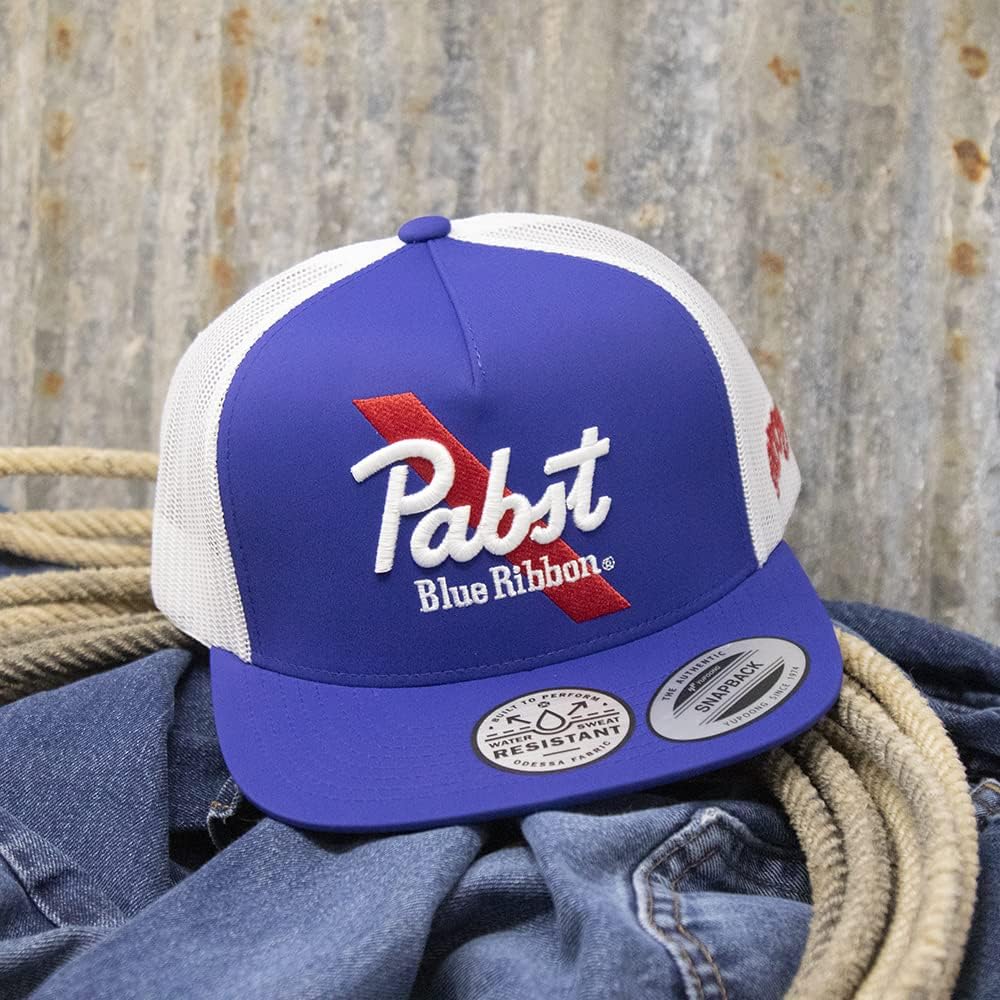 HOOEY Pabst Blue Ribbon Snapback Trucker Hat 1