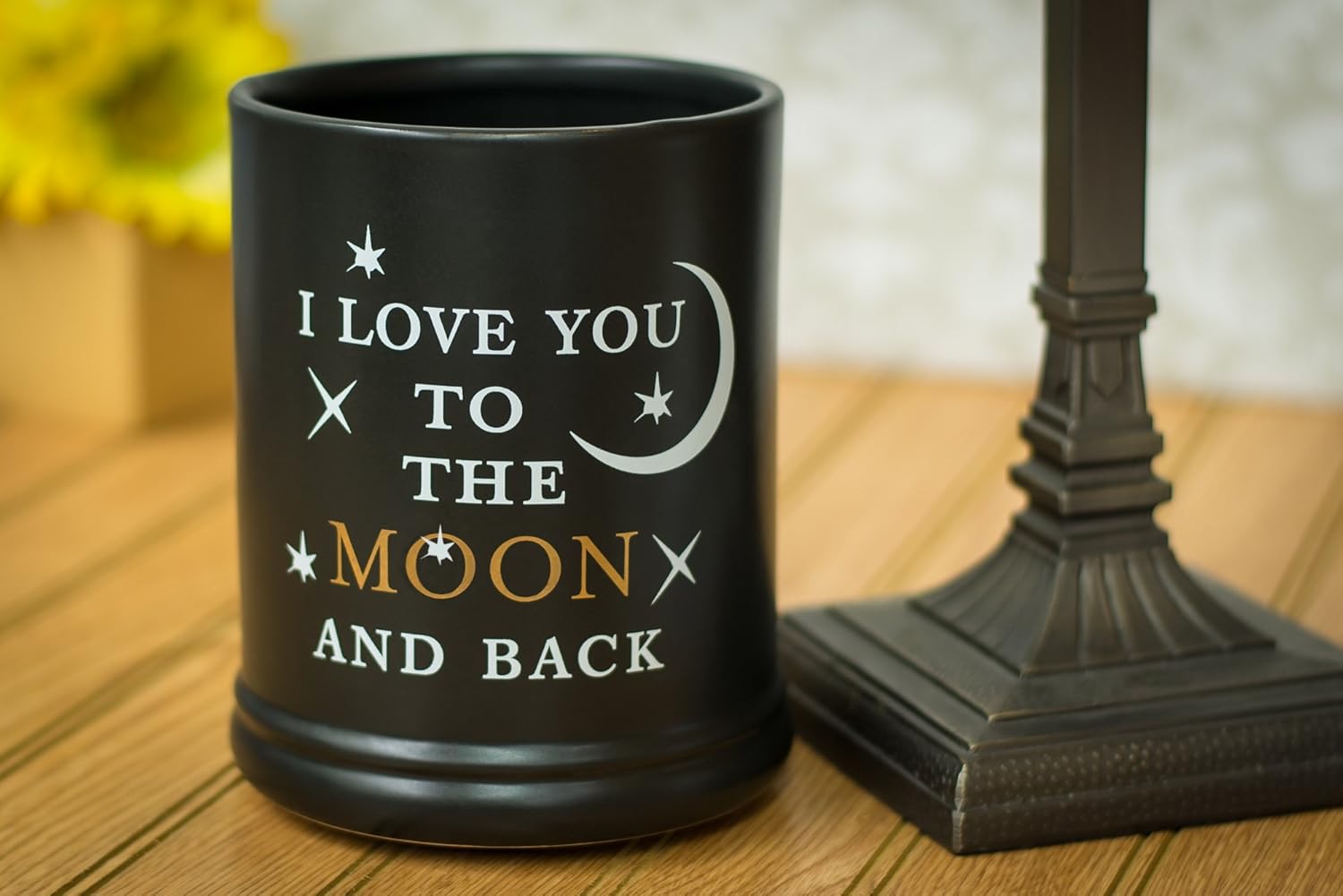 Elanze Designs Love You to The Moon Jar Candle Warmer