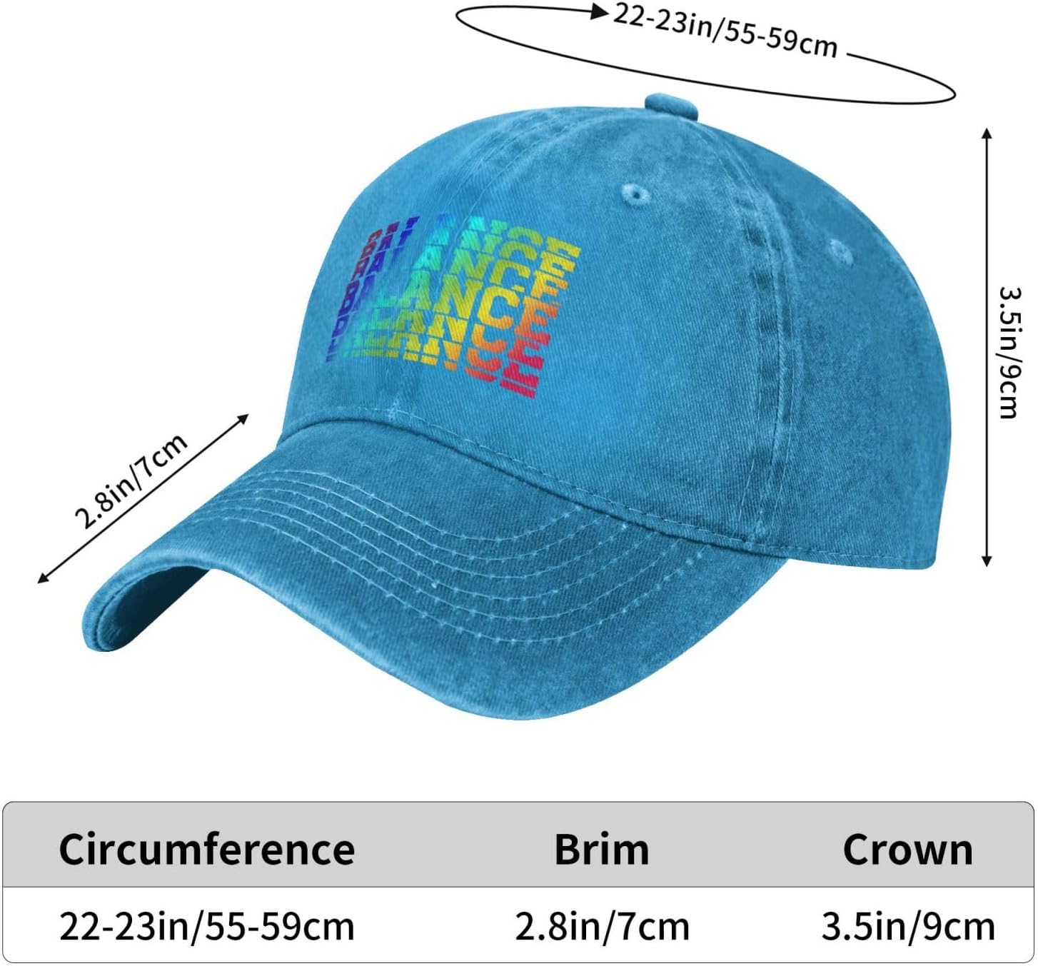 RTATBY Balance Baseball Cap for Men Women