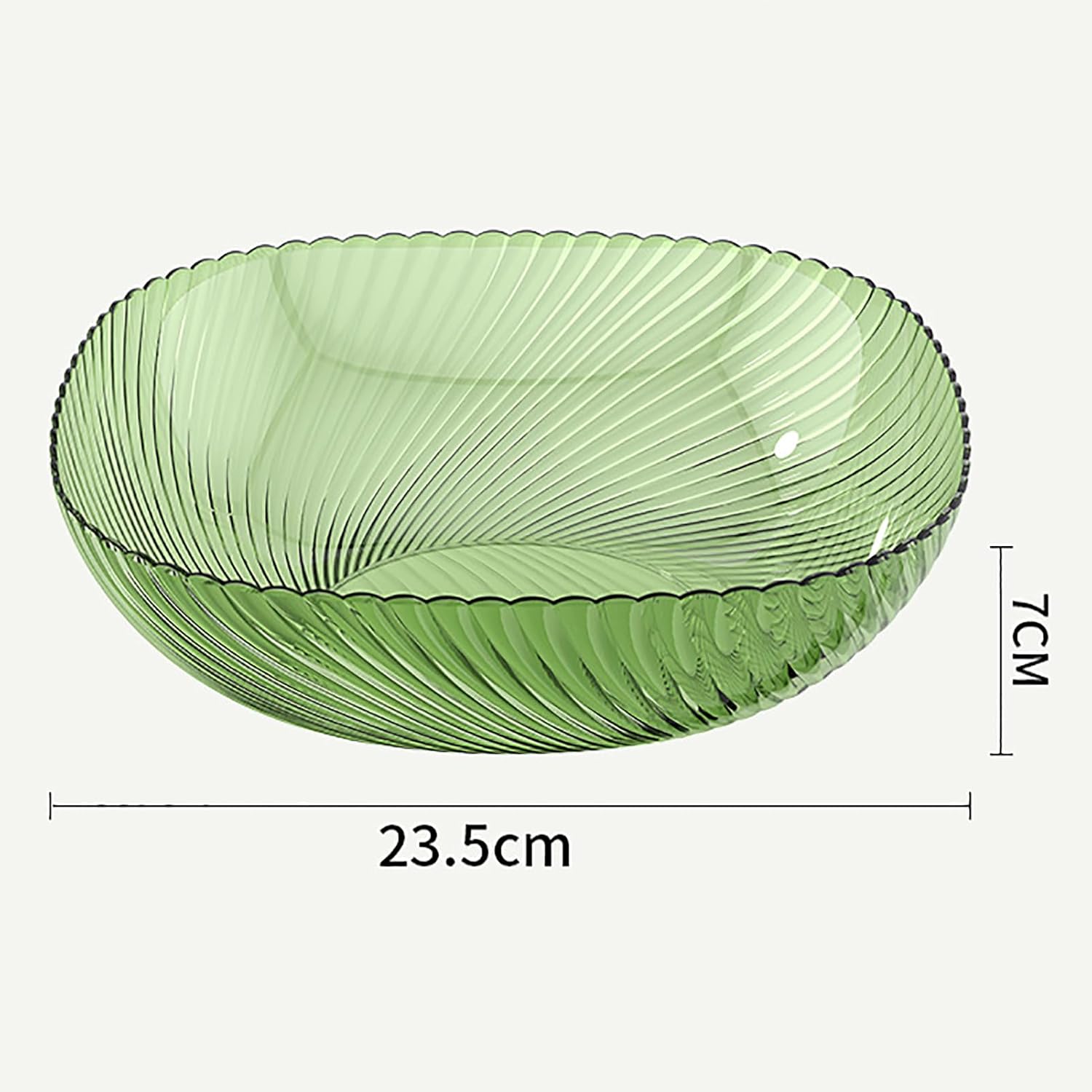 DXIXD Dark Green Decorative Fruit Bowl 1